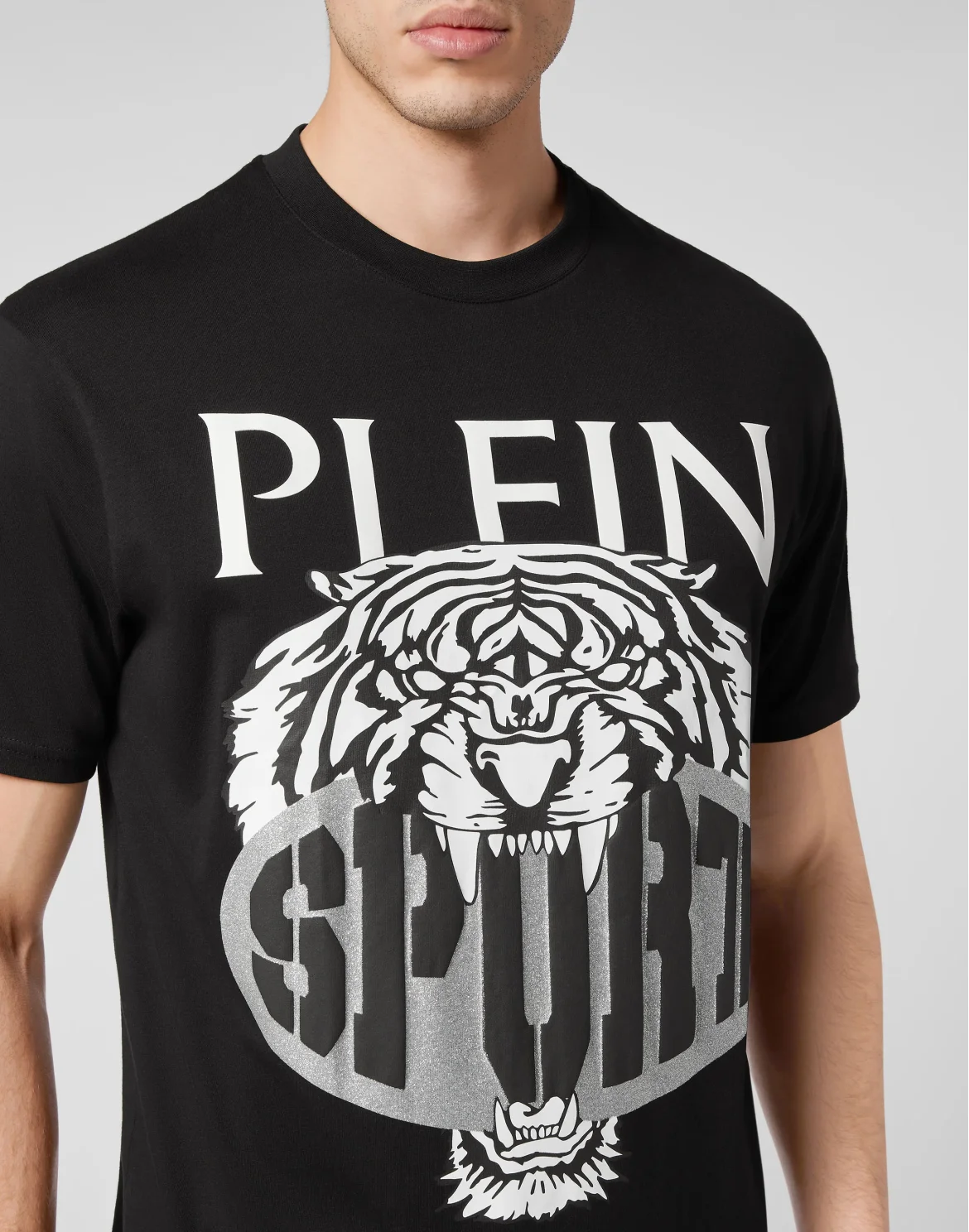 T-shirt Round Neck SS Tiger, цвет: Черный