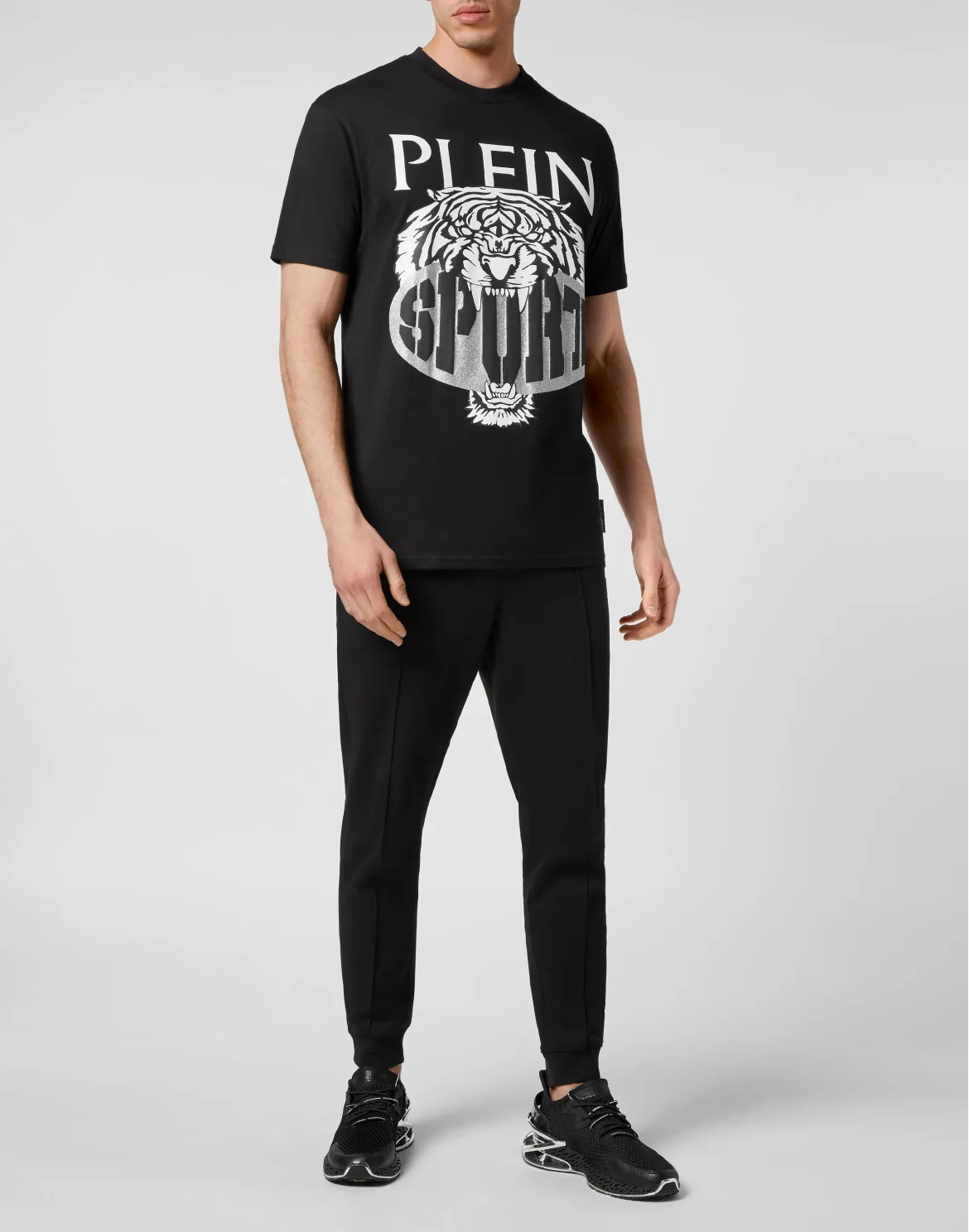 T-shirt Round Neck SS Tiger, цвет: Черный