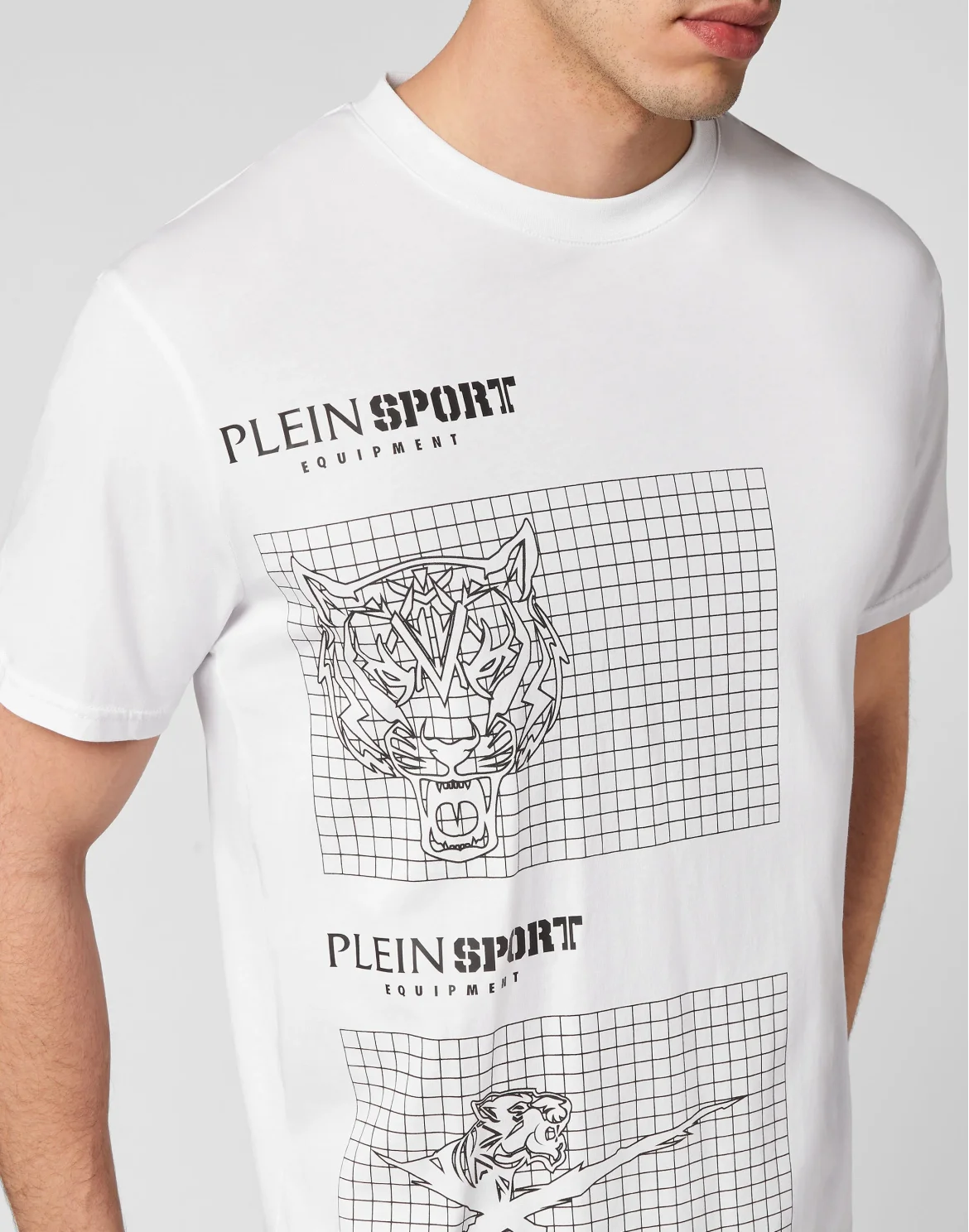 T-shirt Round Neck SS Tiger, цвет: Белый