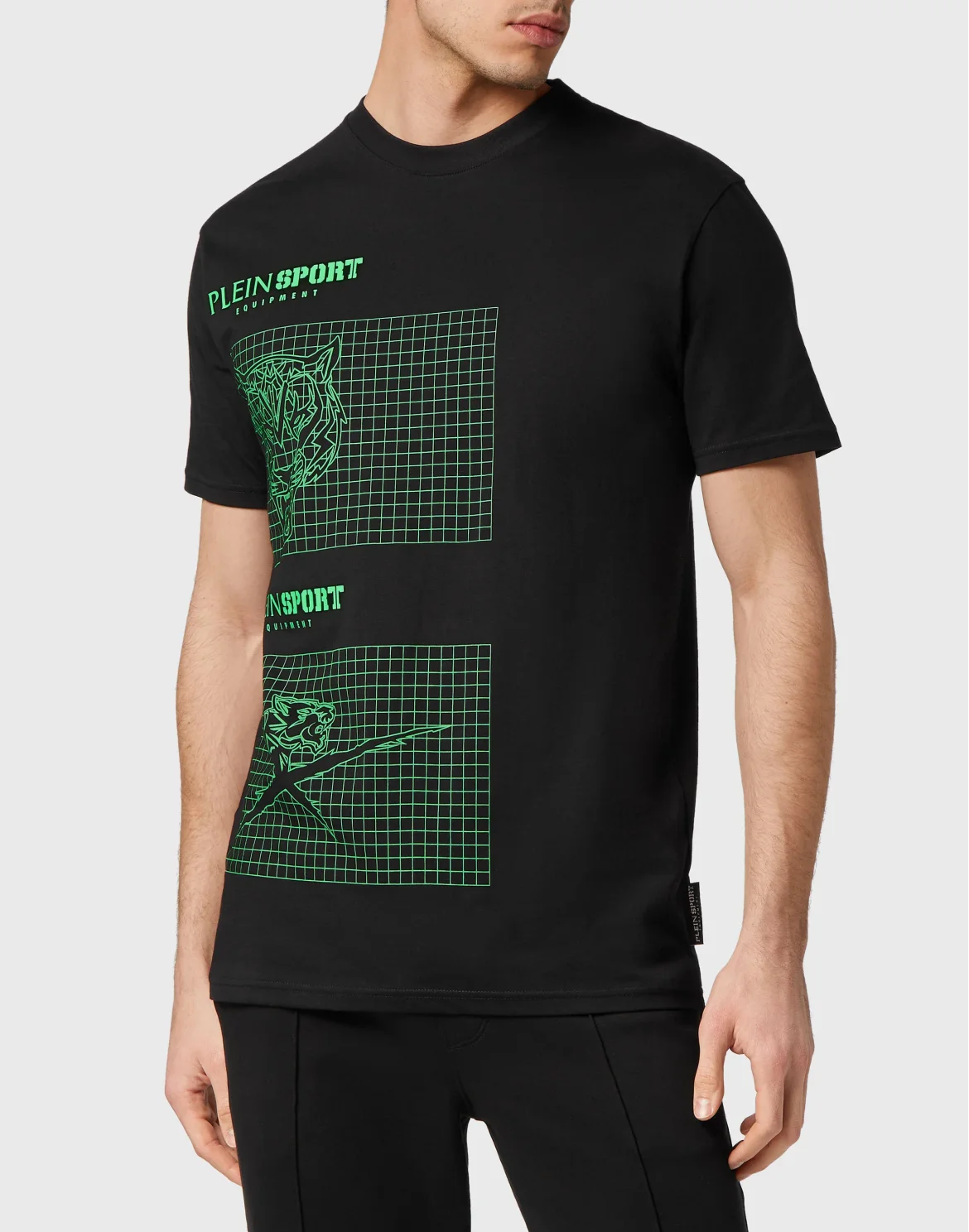 T-shirt Round Neck SS Tiger, цвет: Зеленый