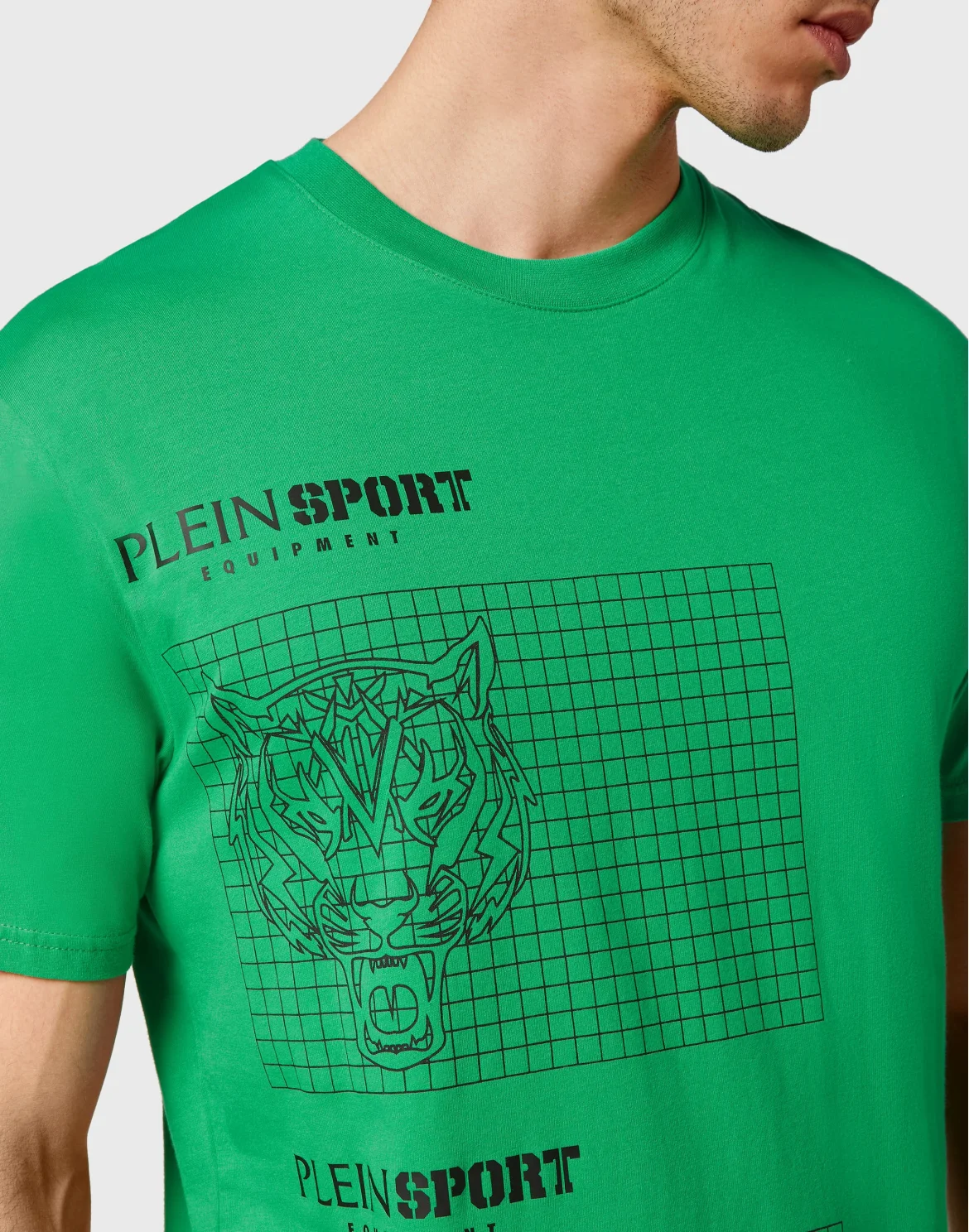 T-shirt Round Neck SS Tiger, цвет: Зеленый