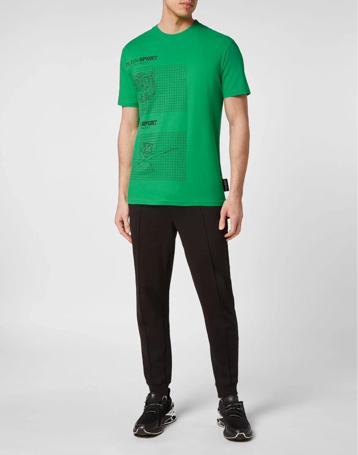 T-shirt Round Neck SS Tiger, цвет: Зеленый