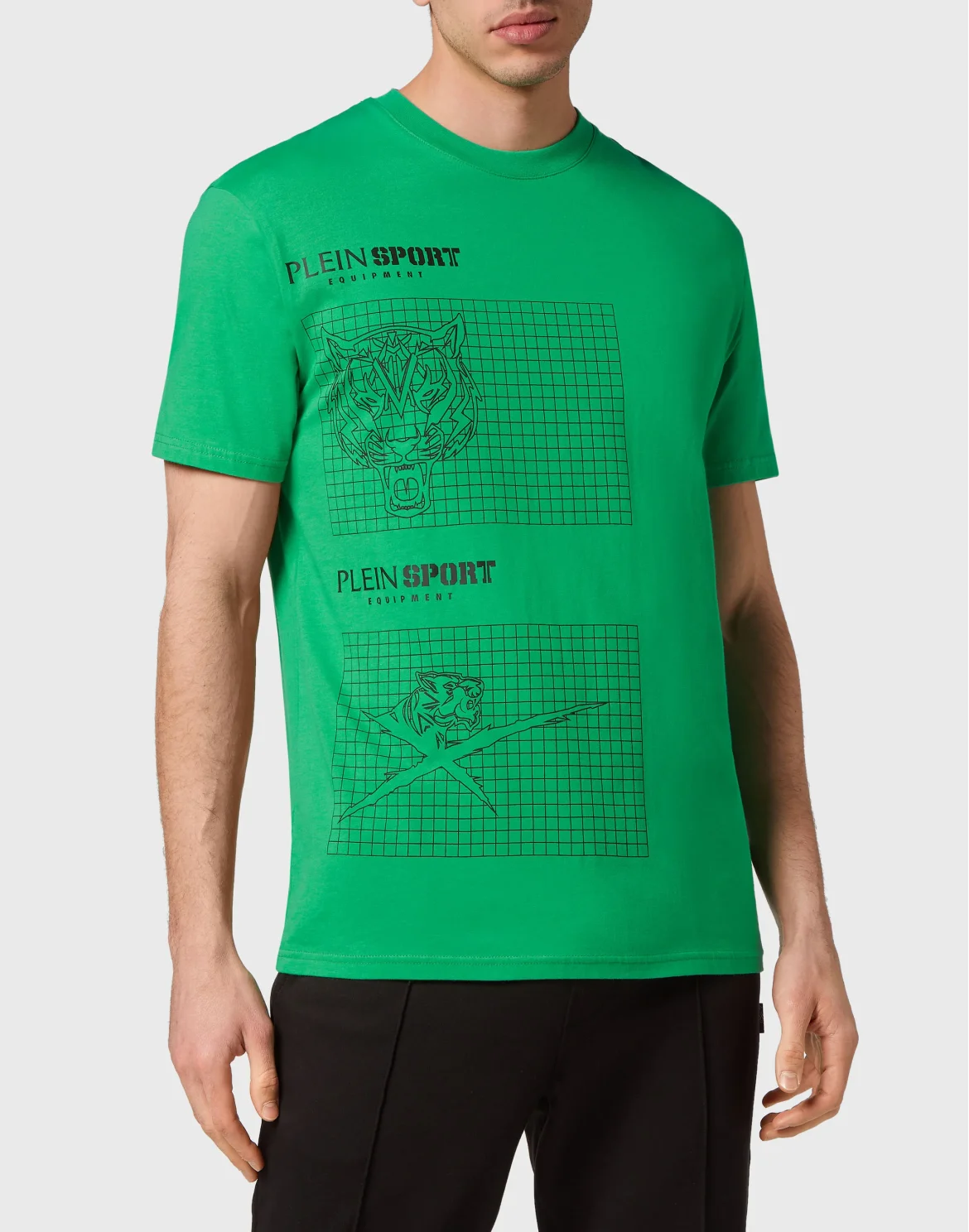 T-shirt Round Neck SS Tiger, цвет: Зеленый