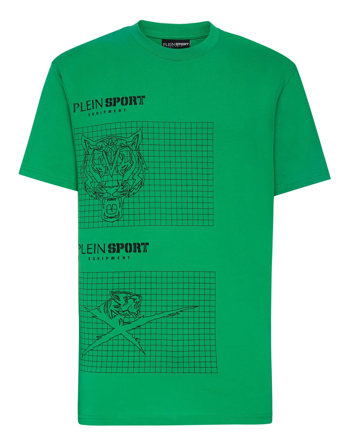 T-shirt Round Neck SS Tiger, цвет: Зеленый
