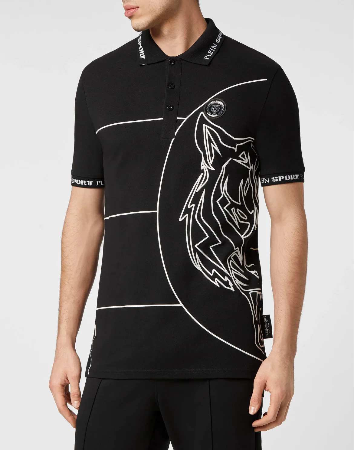 Polo shirt SS Tiger, цвет: Черный
