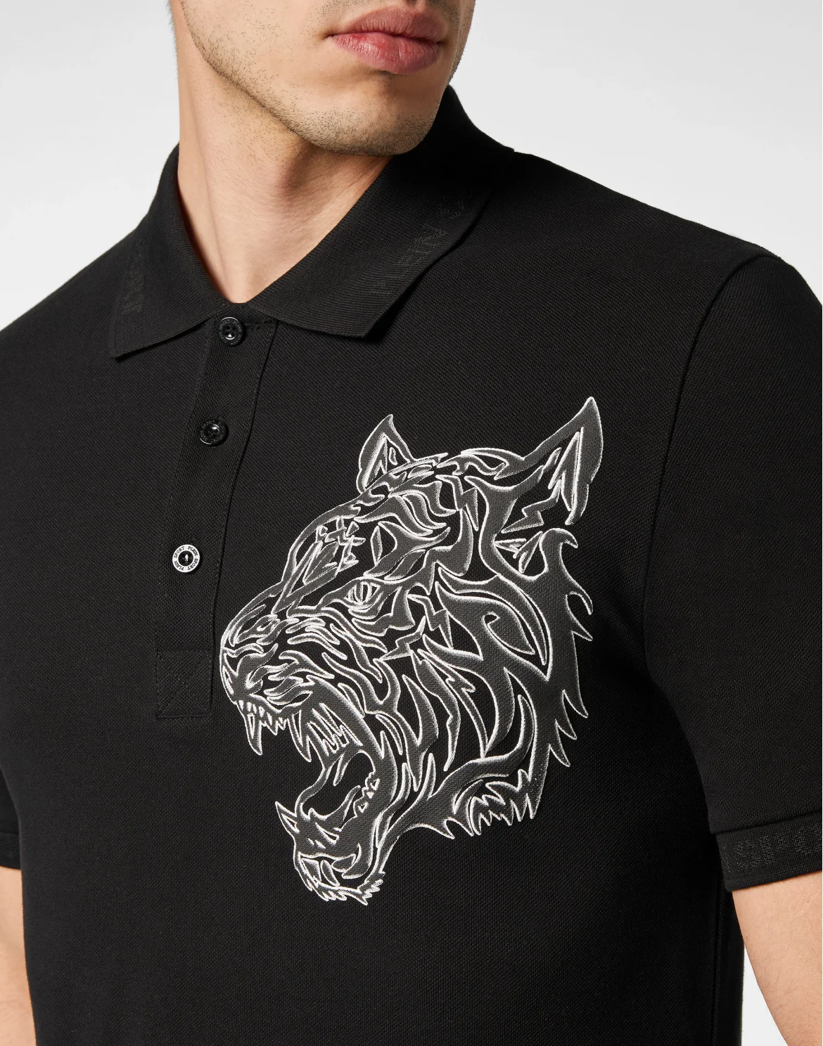 Polo shirt SS Tiger, цвет: Черный