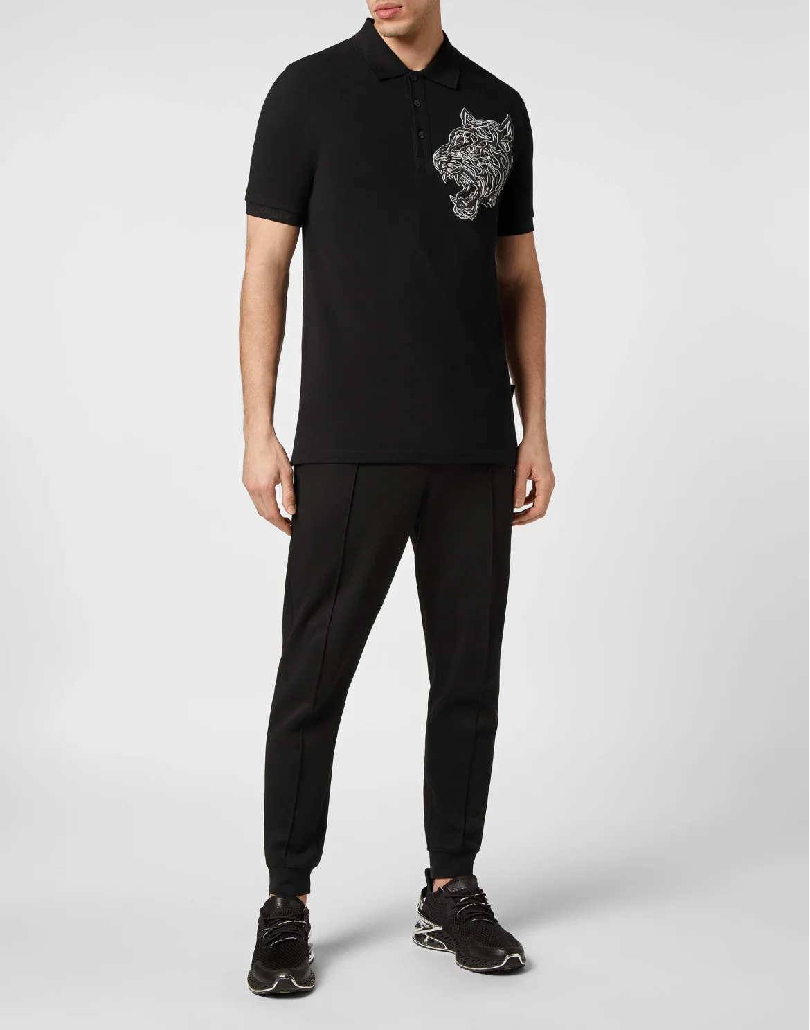 Polo shirt SS Tiger, цвет: Черный