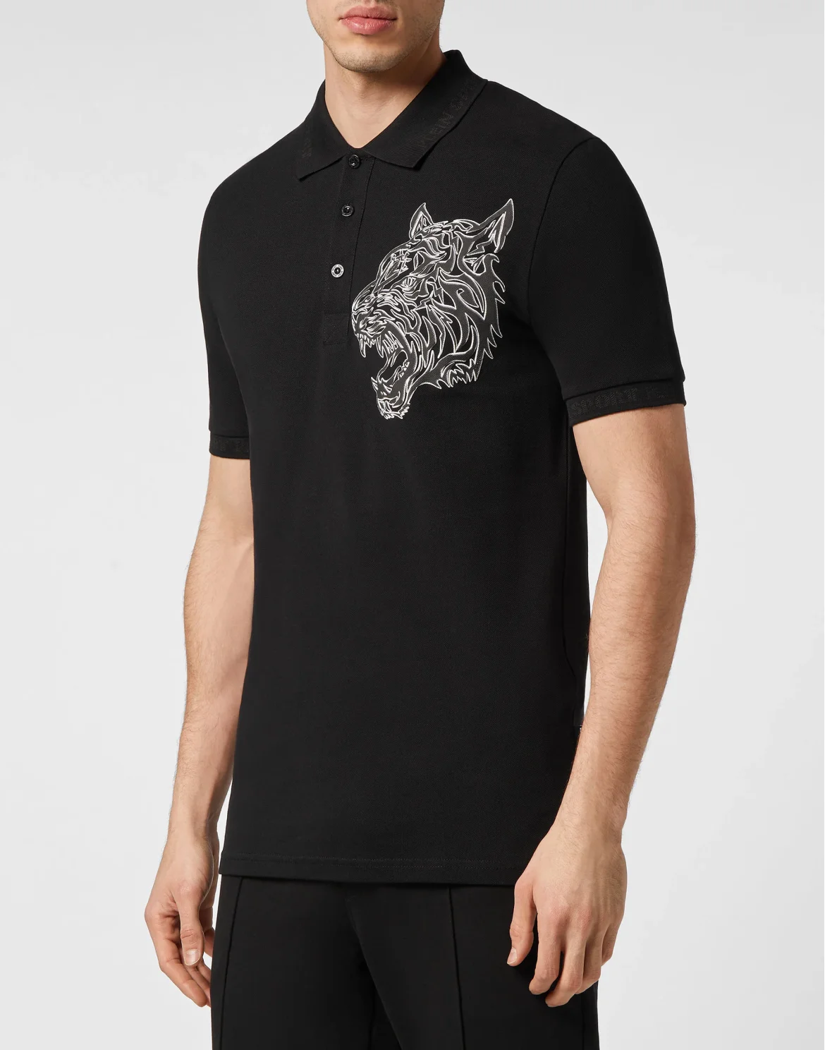 Polo shirt SS Tiger, цвет: Черный