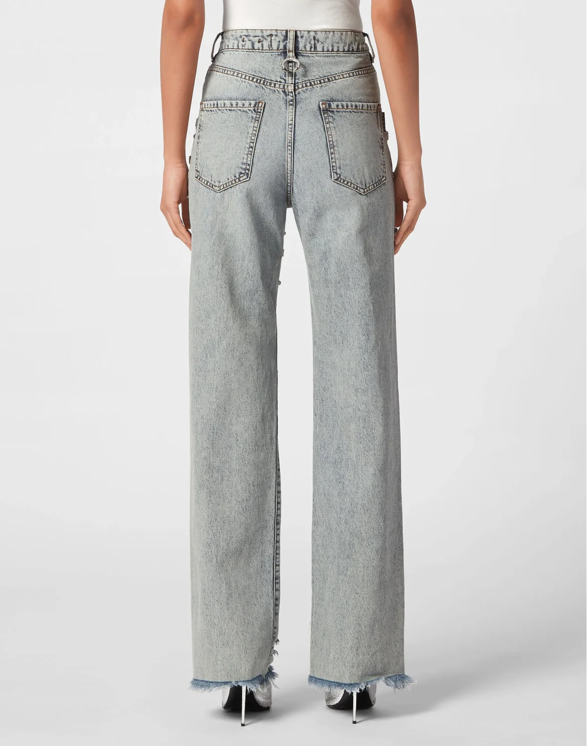 Denim Trousers Palace Fit Crystal, цвет: Синий