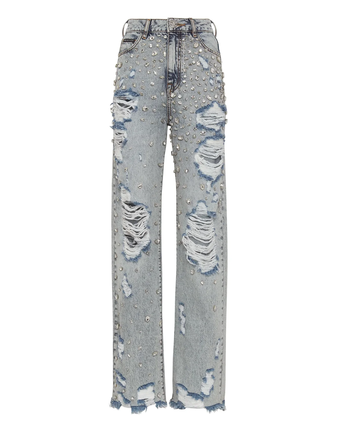 Denim Trousers Palace Fit Crystal, цвет: Синий