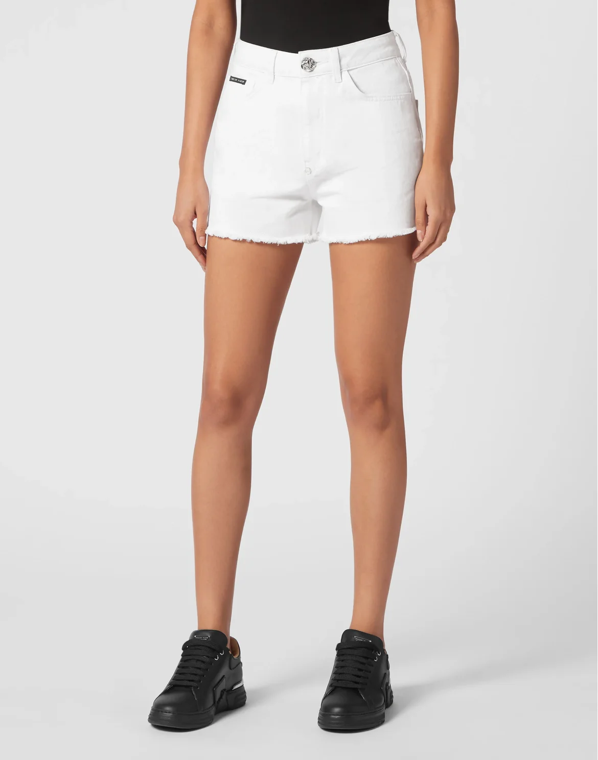 Denim Hot Pants Love, цвет: Белый