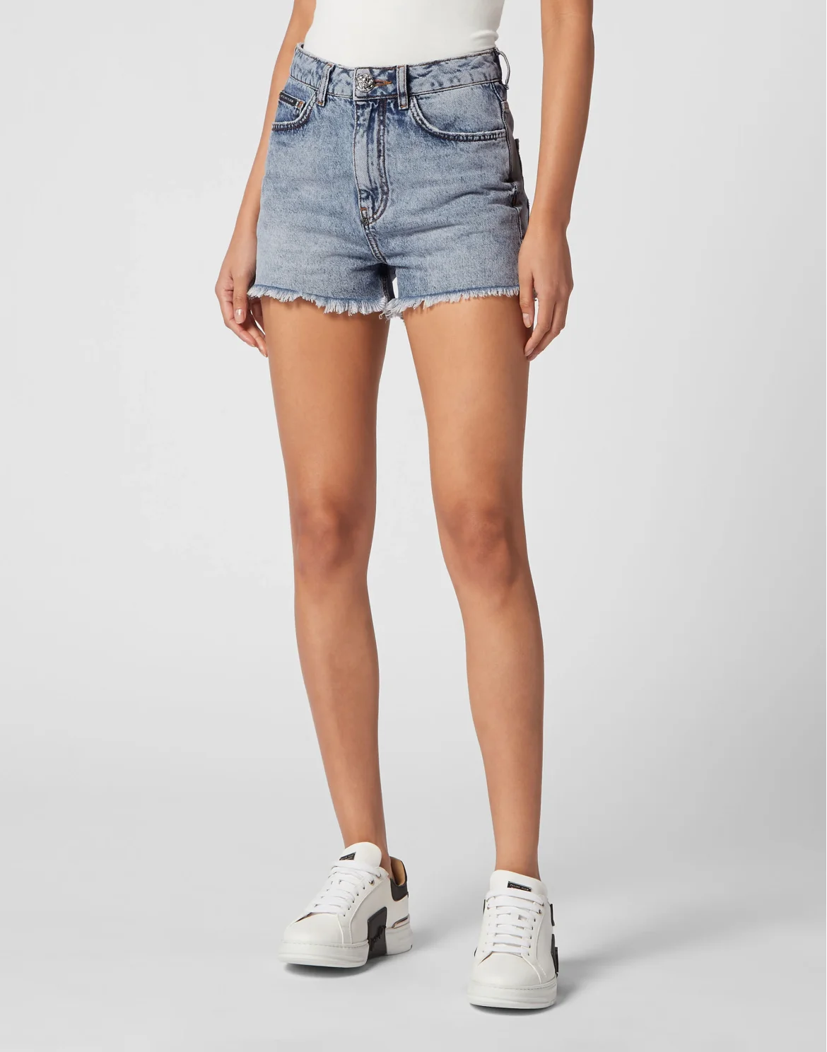 Denim Hot Pants Love, цвет: Синий