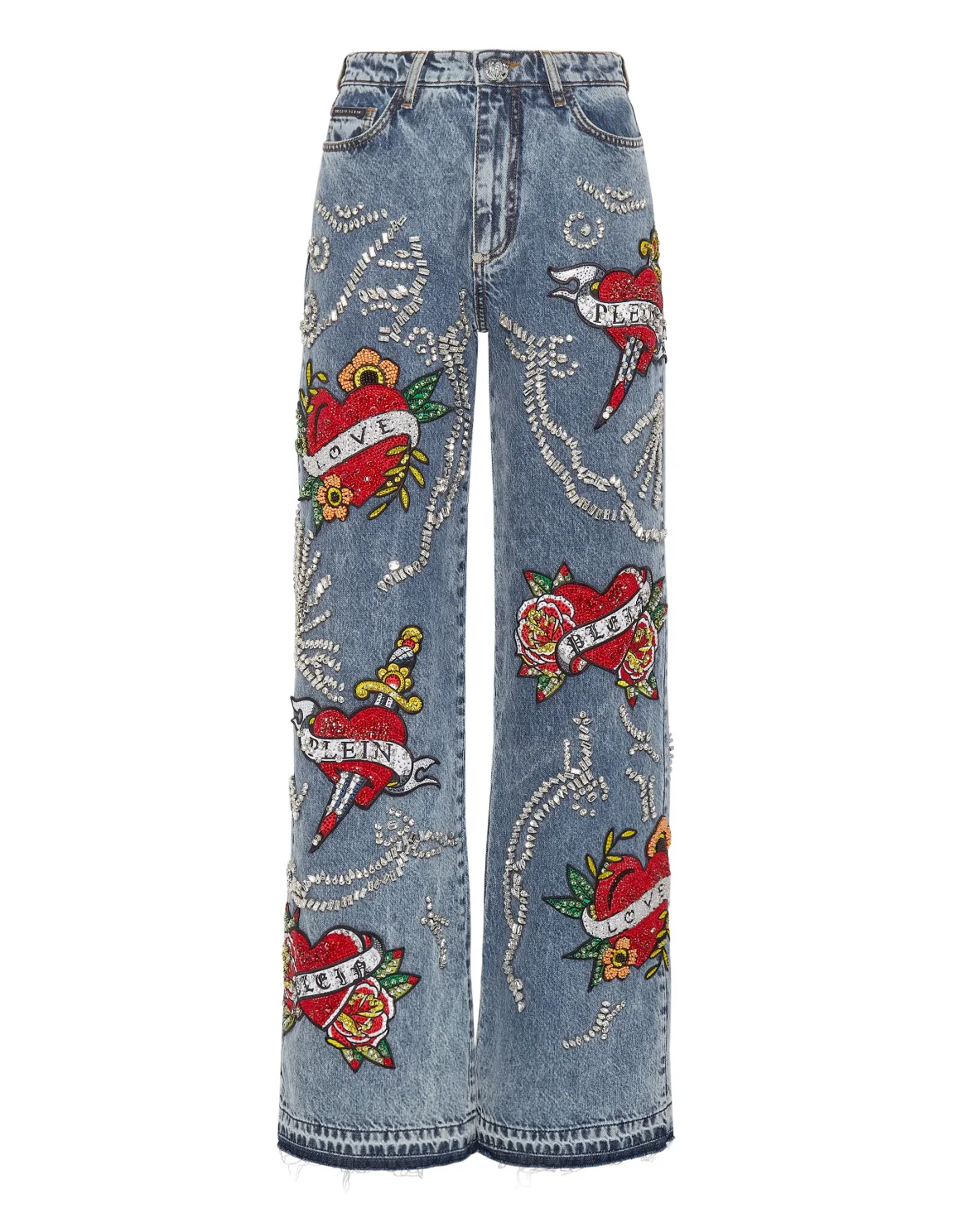 Denim Trousers Palace Fit Love, цвет: Синий