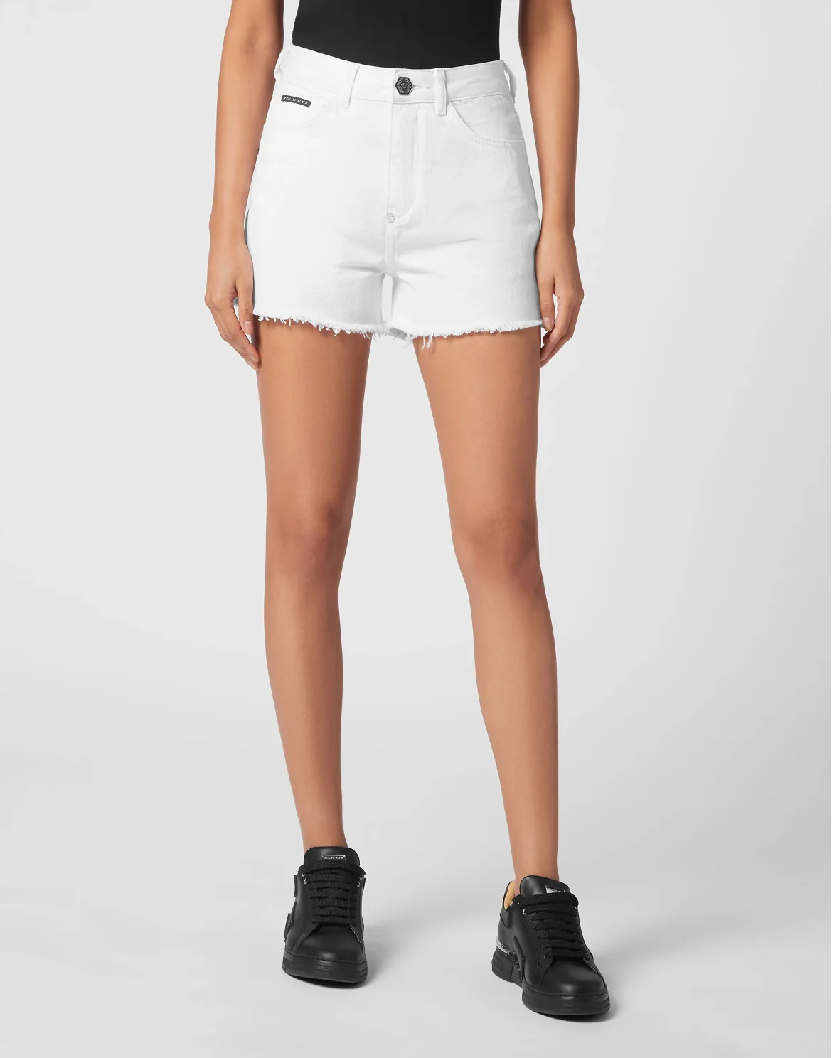Denim Hot Pants, цвет: Белый