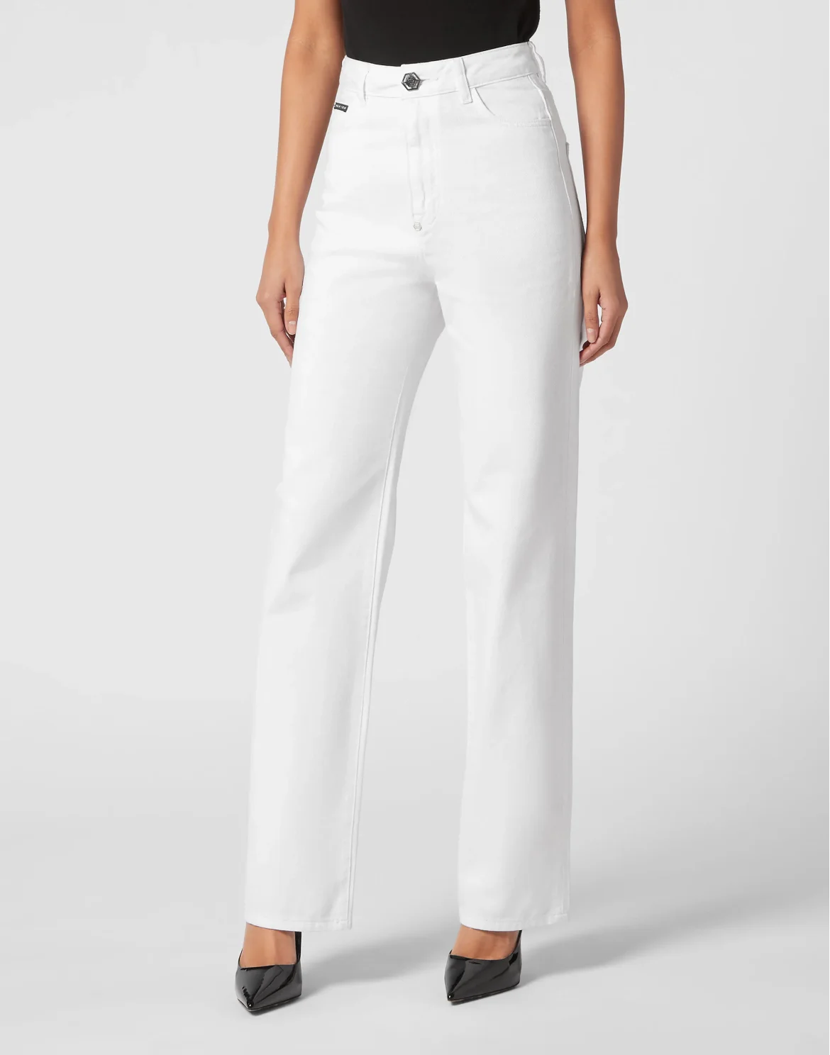 Denim Trousers Palace Fit, цвет: Белый