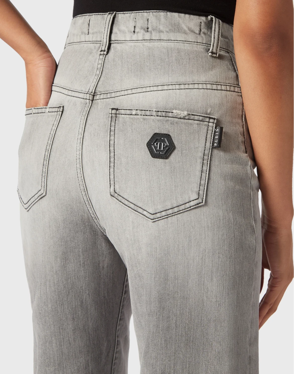 Denim Trousers Palace Fit, цвет: Серый