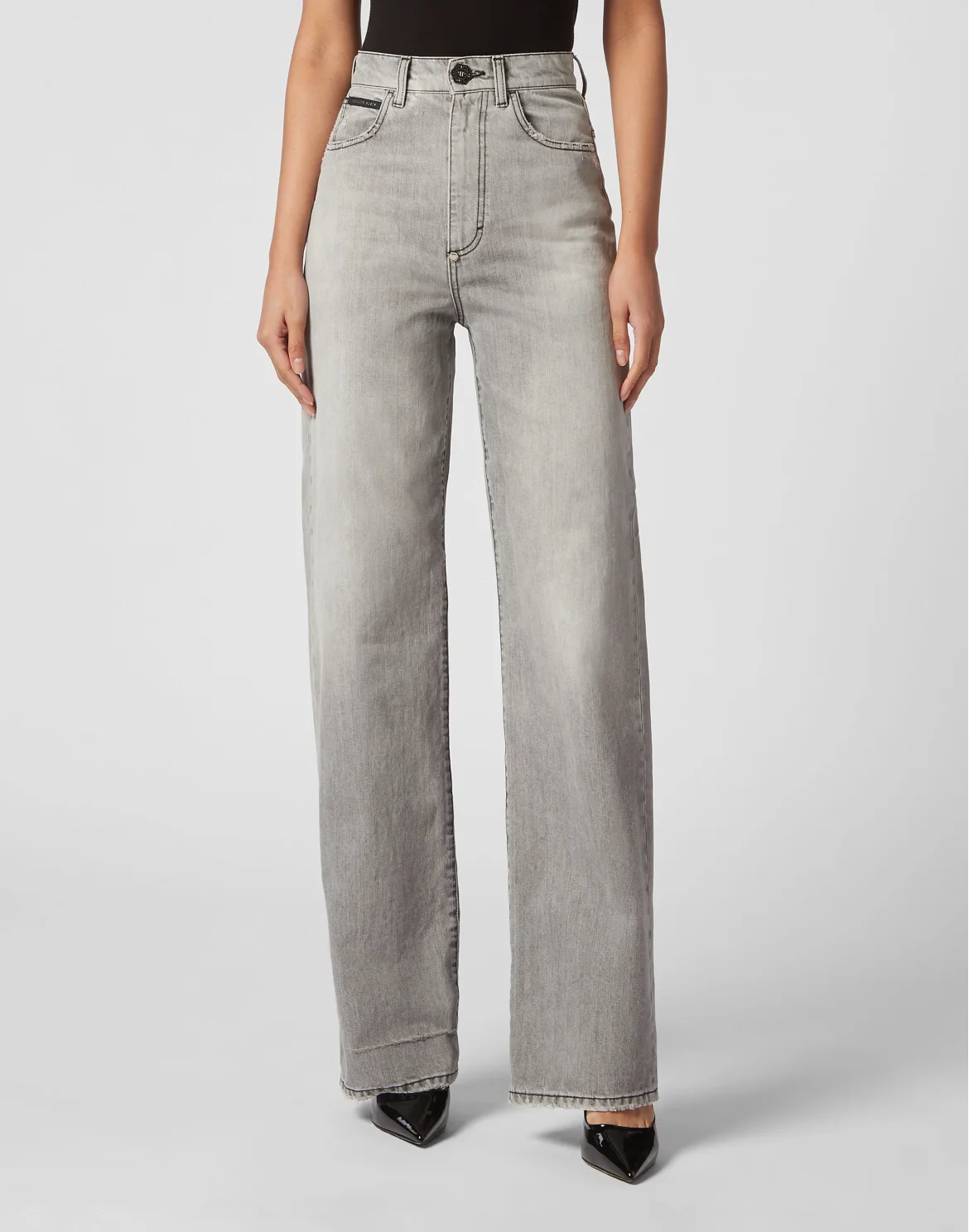 Denim Trousers Palace Fit, цвет: Серый