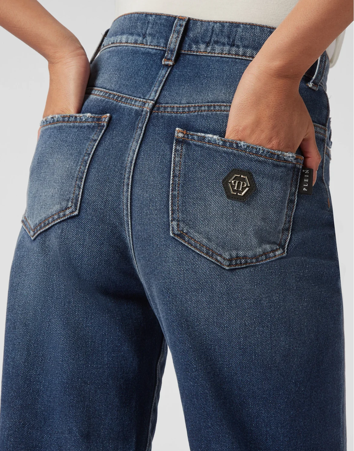 Denim Trousers Palace Fit, цвет: Белый