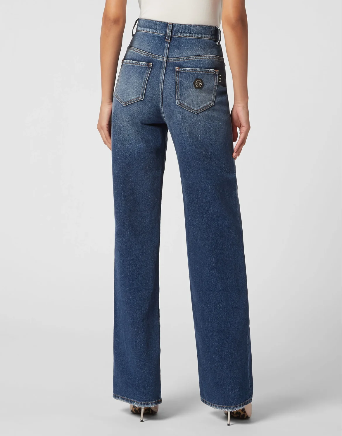 Denim Trousers Palace Fit, цвет: Белый