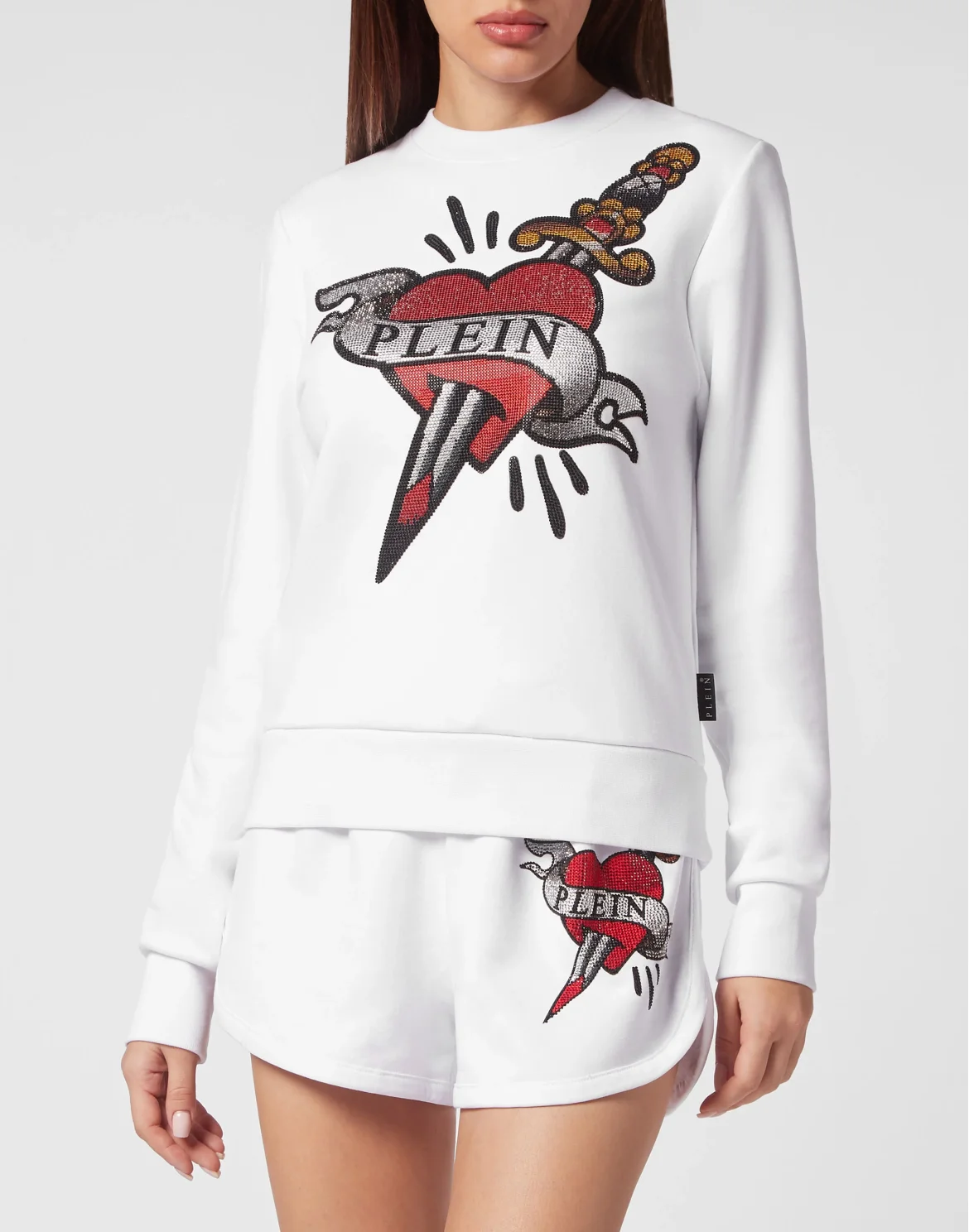 Sweatshirt LS Love, цвет: Белый