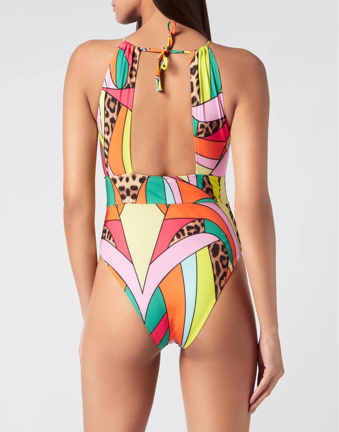 Monokini Rainbow Patchwork, цвет: Мультиколор