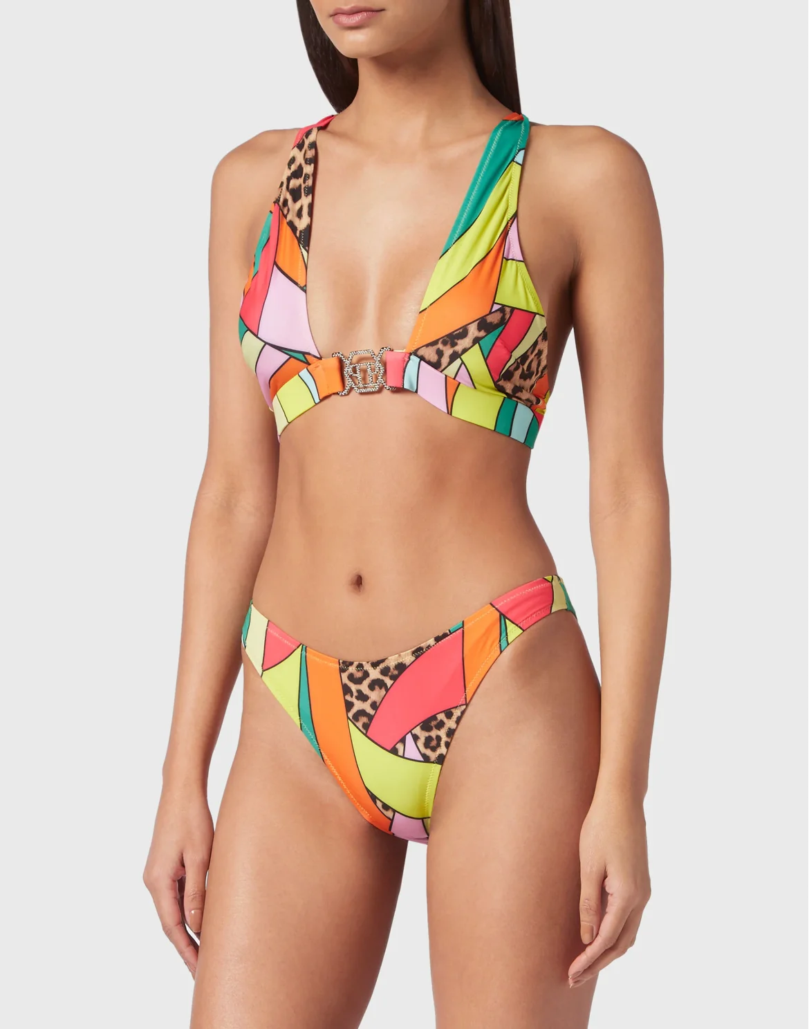 Bikini Rainbow Patchwork, цвет: Мультиколор