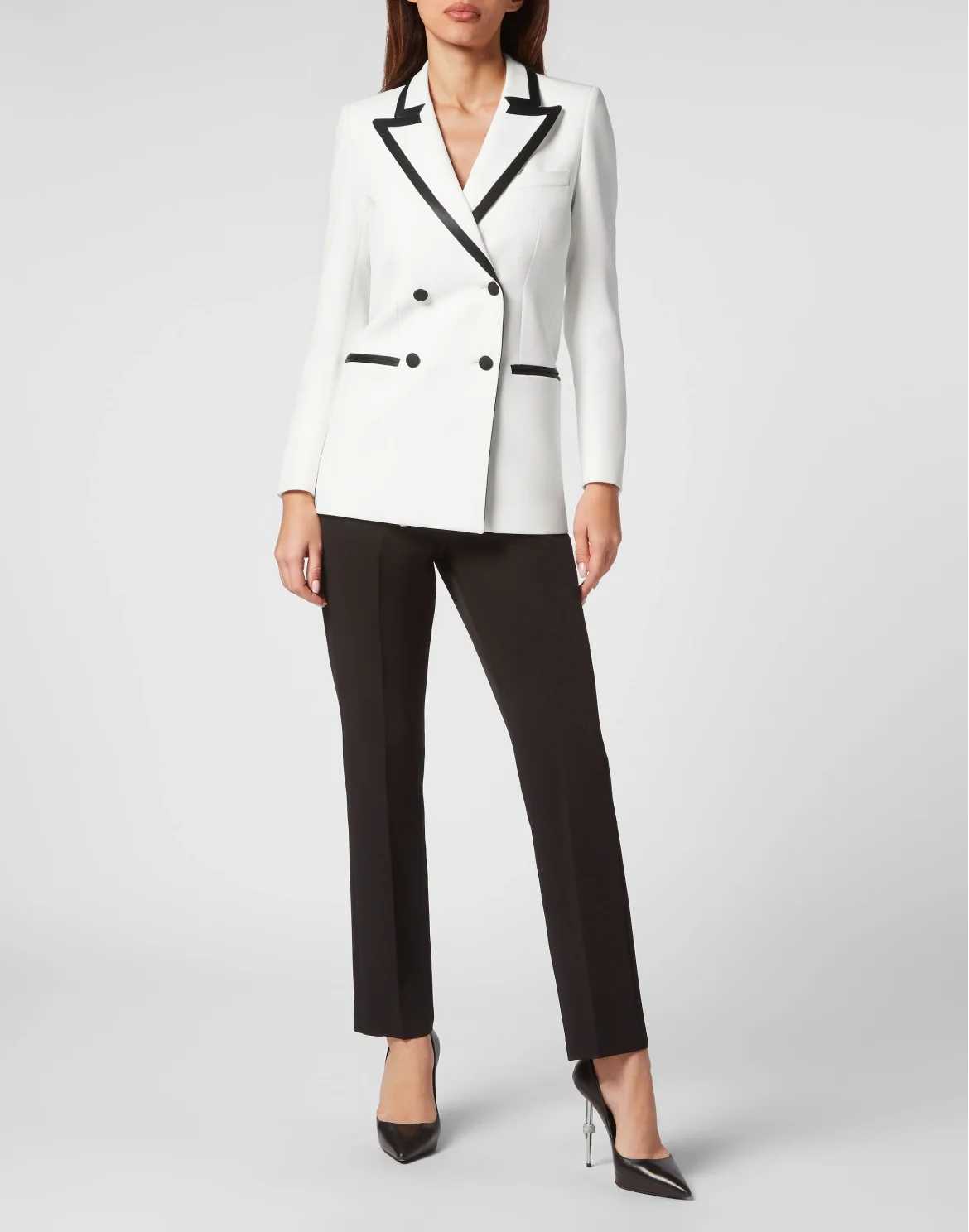 Satin Blazer, цвет: Белый