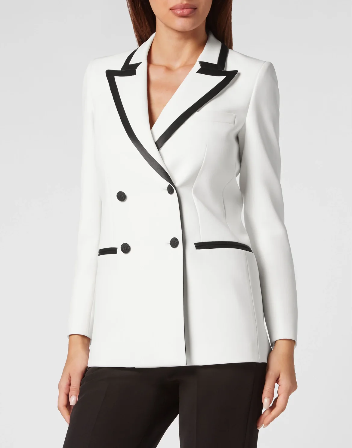 Satin Blazer, цвет: Белый