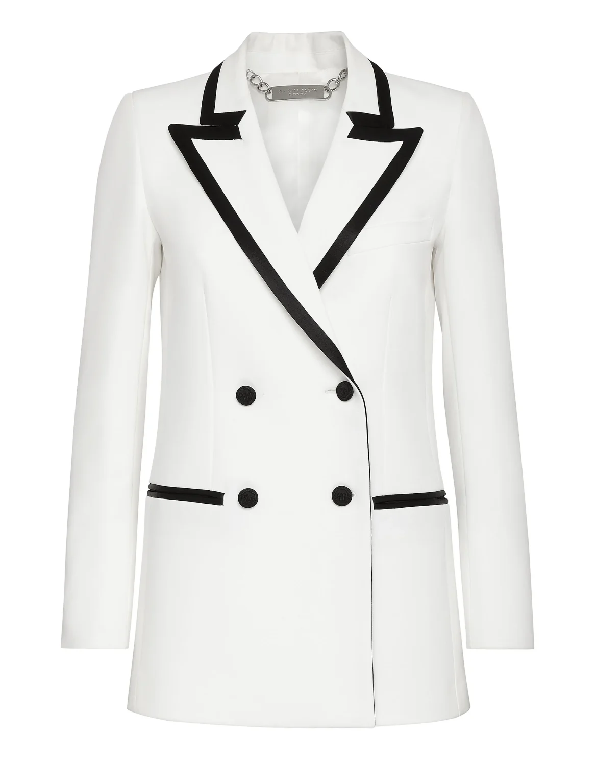 Satin Blazer, цвет: Белый