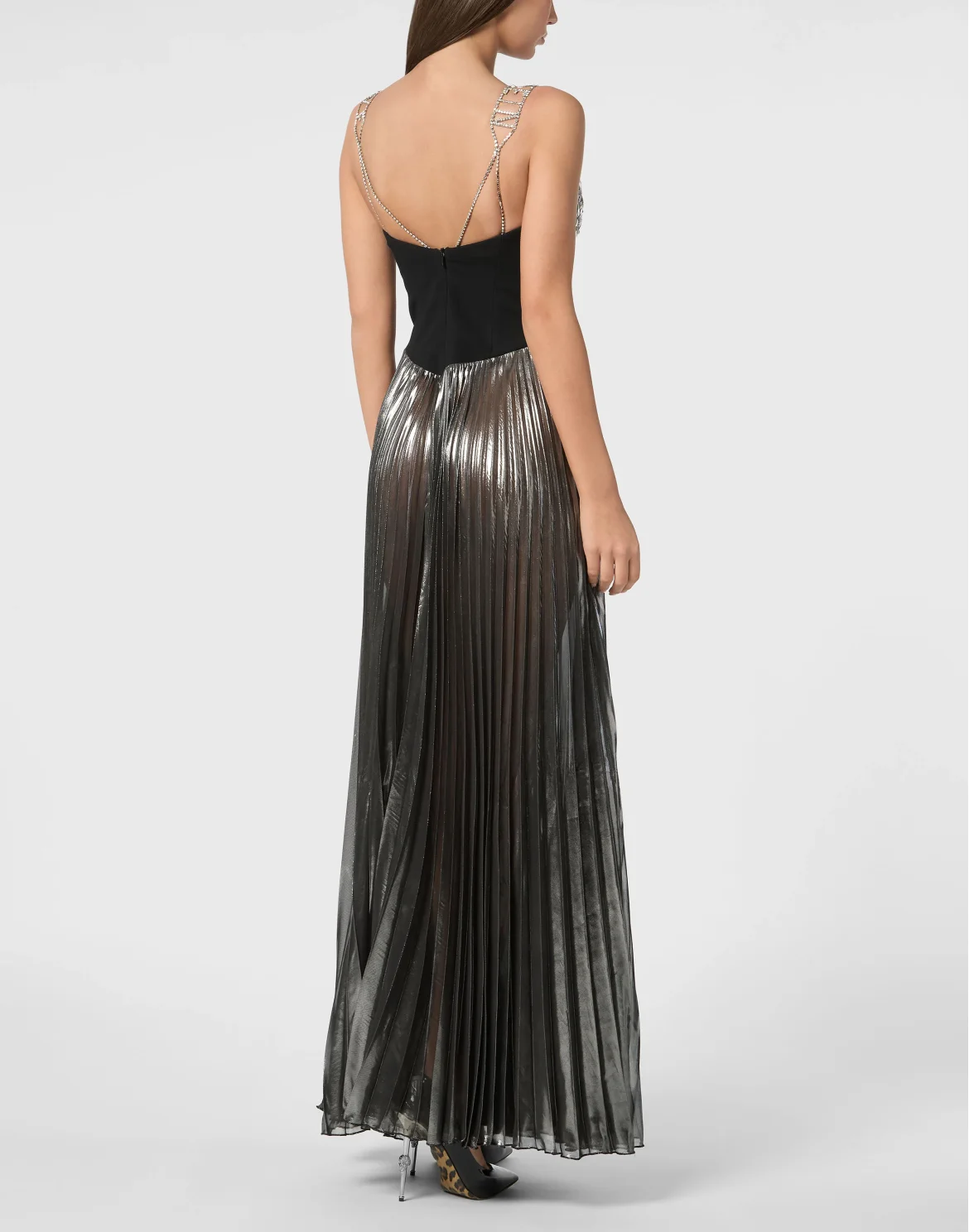 Long Dress Crystal, цвет: Серебристый
