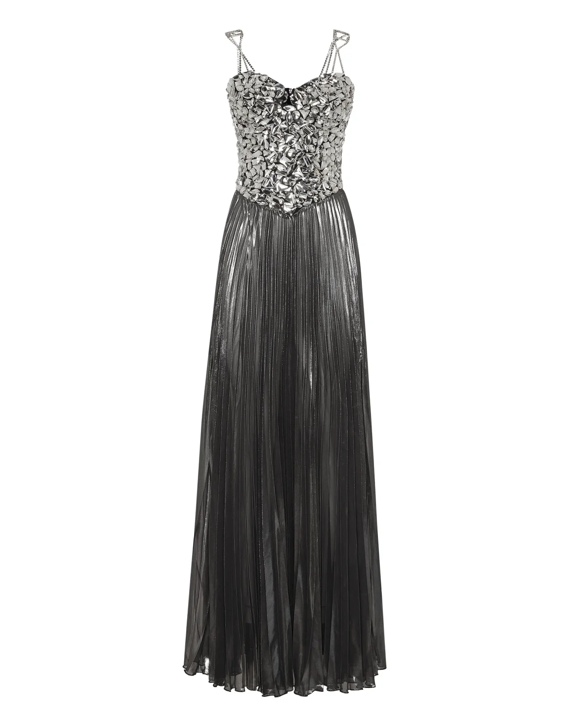 Long Dress Crystal, цвет: Серебристый