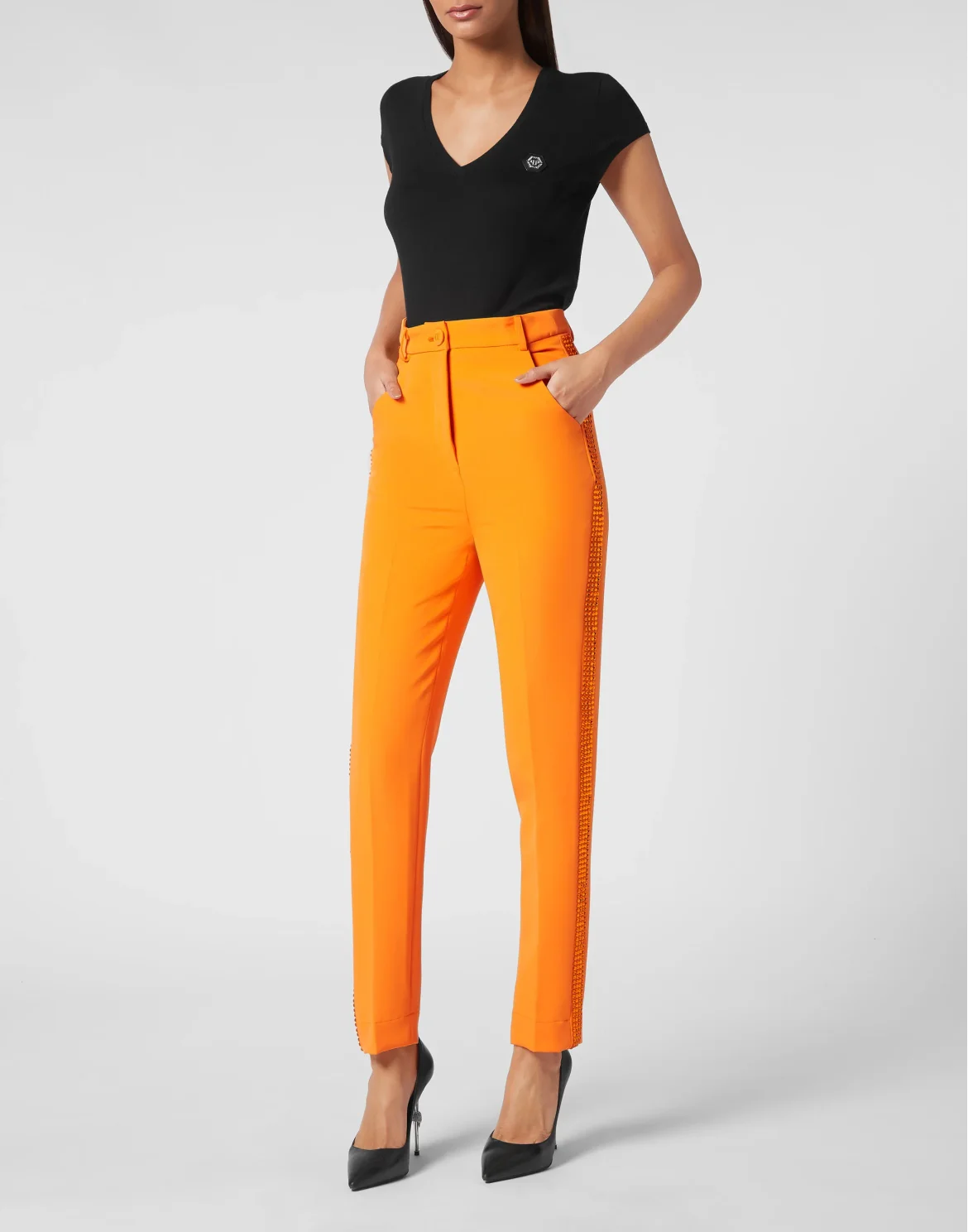 Cady Office Trousers Crystal, цвет: Оранжевый