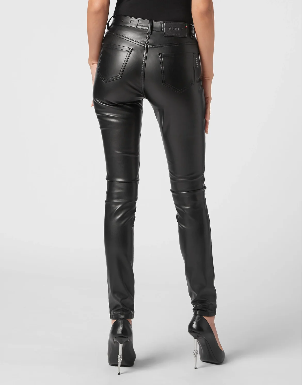 Super High Waist Jeggings, цвет: Черный