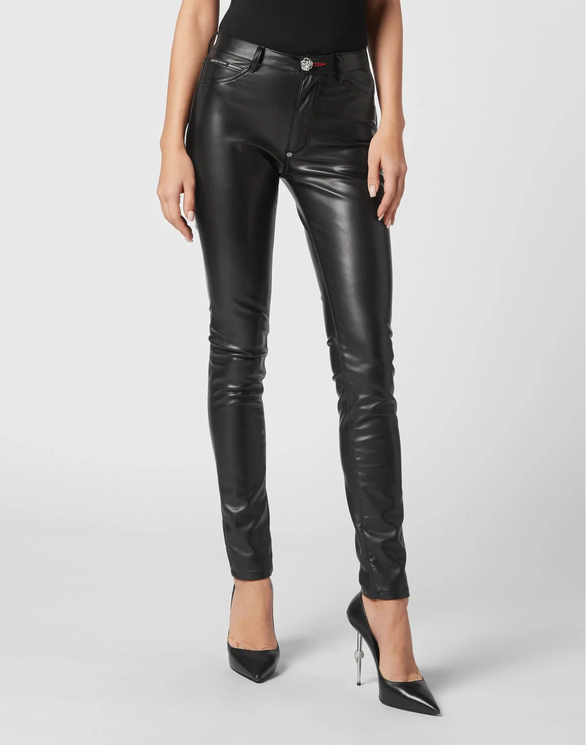 Super High Waist Jeggings, цвет: Черный