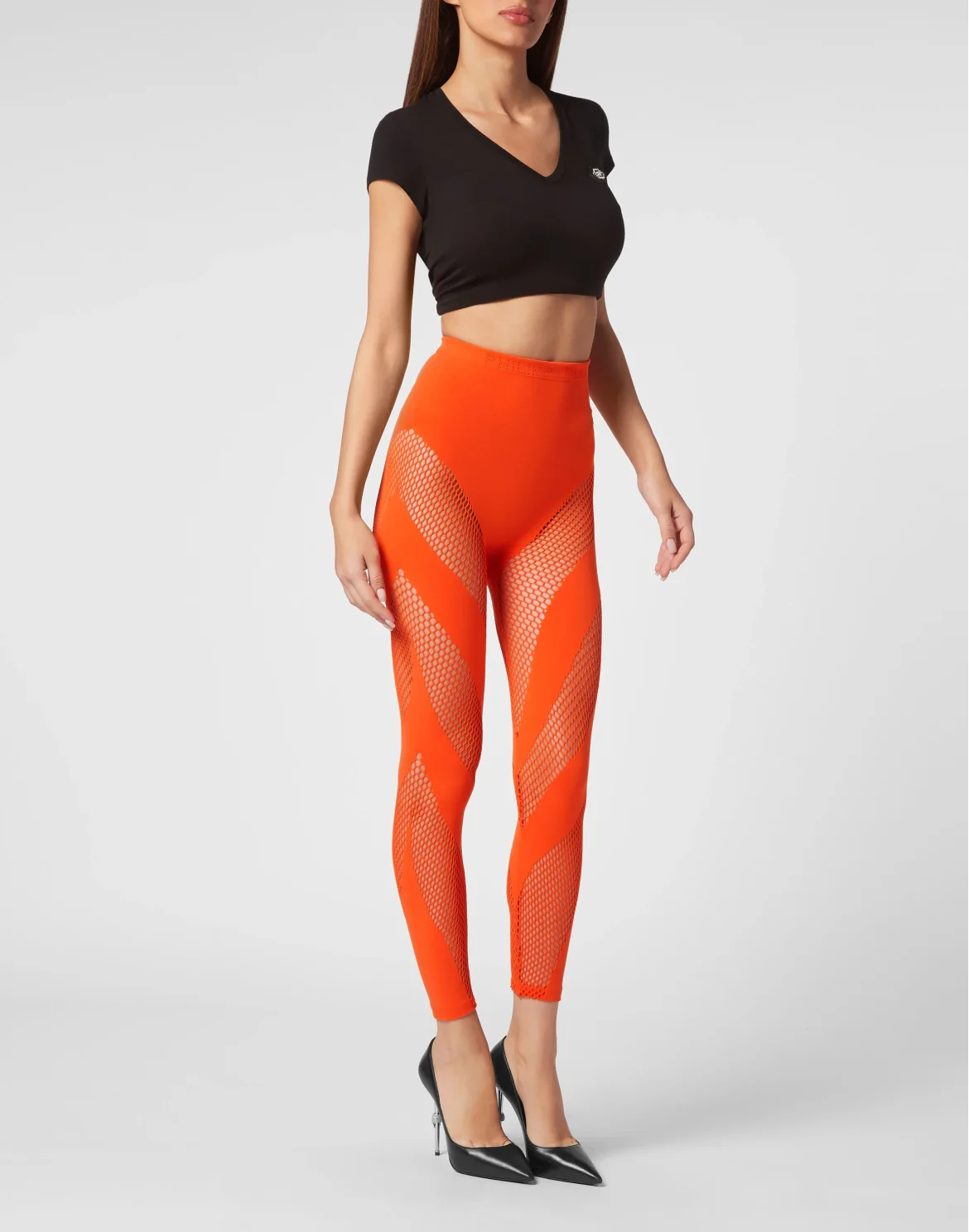 Seamless Leggings, цвет: Оранжевый