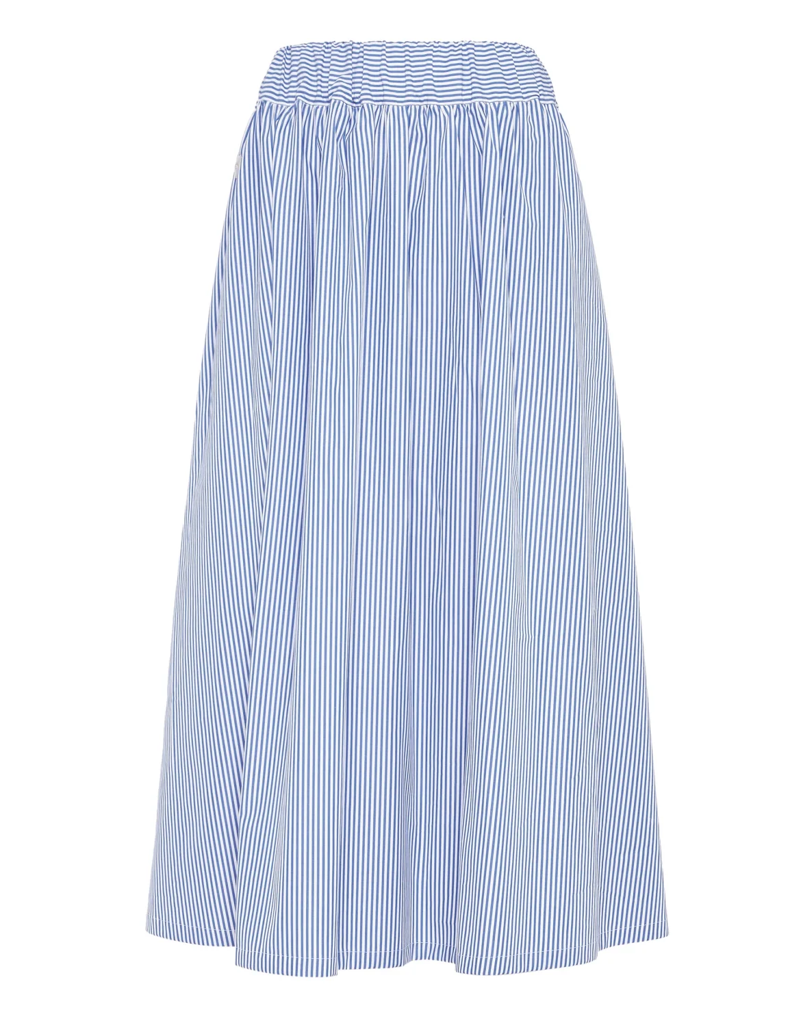 Striped Midi Skirt, цвет: Голубой