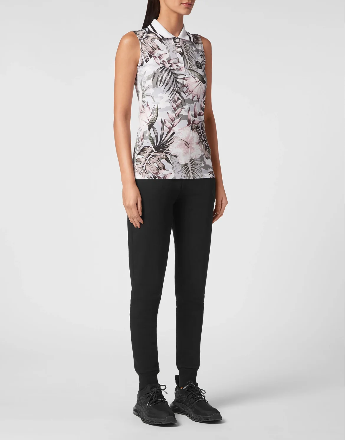 Sleeveless Polo Shirt, цвет: Мультиколор