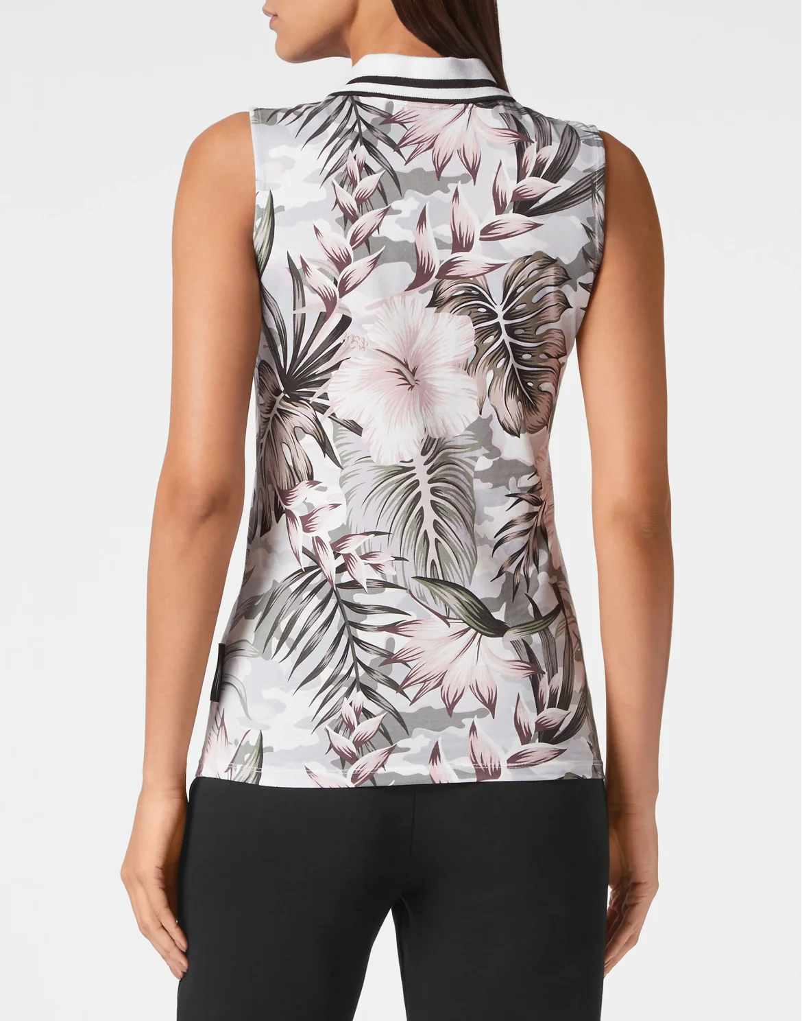 Sleeveless Polo Shirt, цвет: Мультиколор