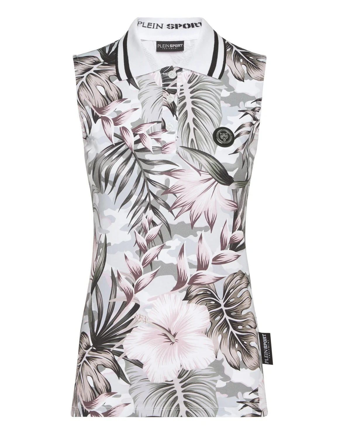 Sleeveless Polo Shirt, цвет: Мультиколор