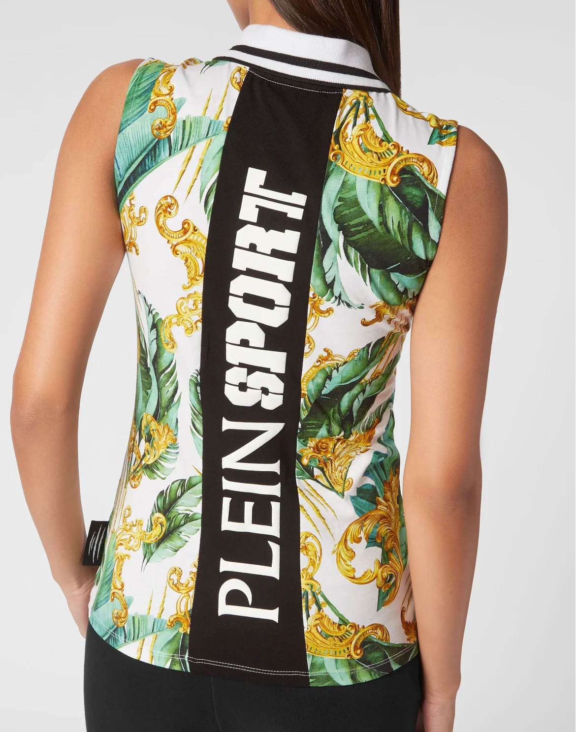 Sleeveless Polo Shirt, цвет: Мультиколор