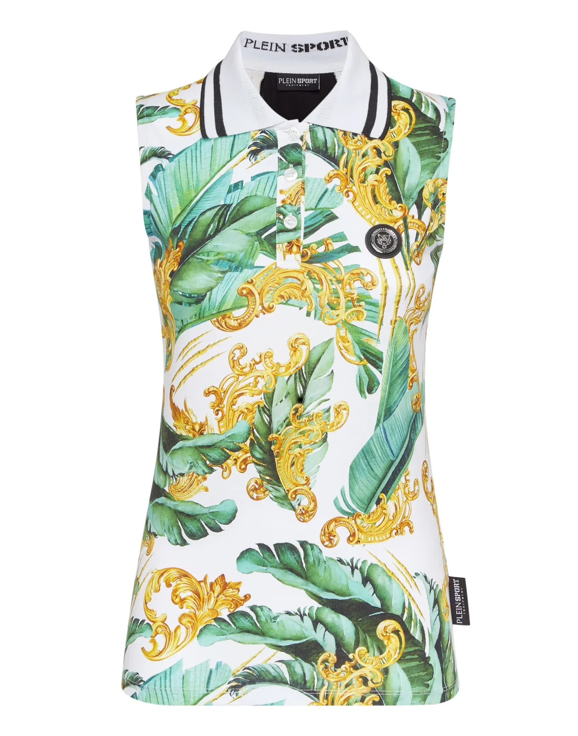 Sleeveless Polo Shirt, цвет: Мультиколор