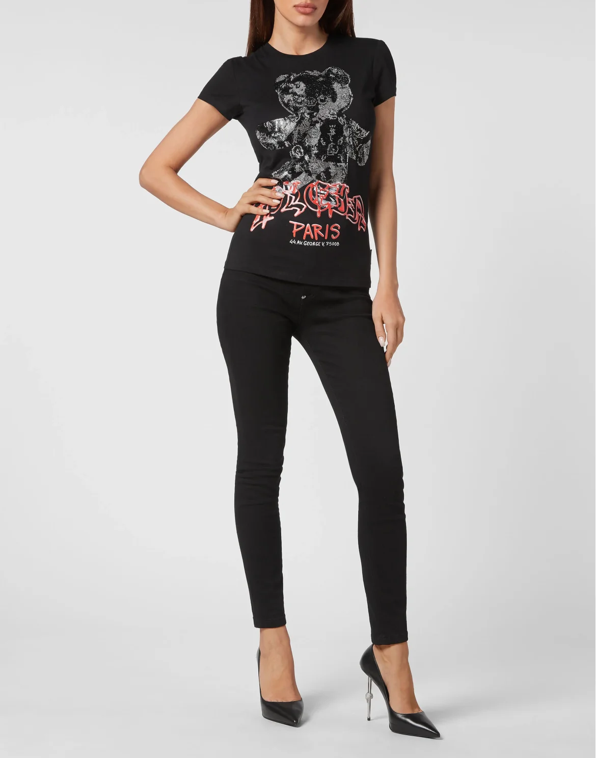 T-shirt Sexy Pure Teddy Glass, цвет: Черный