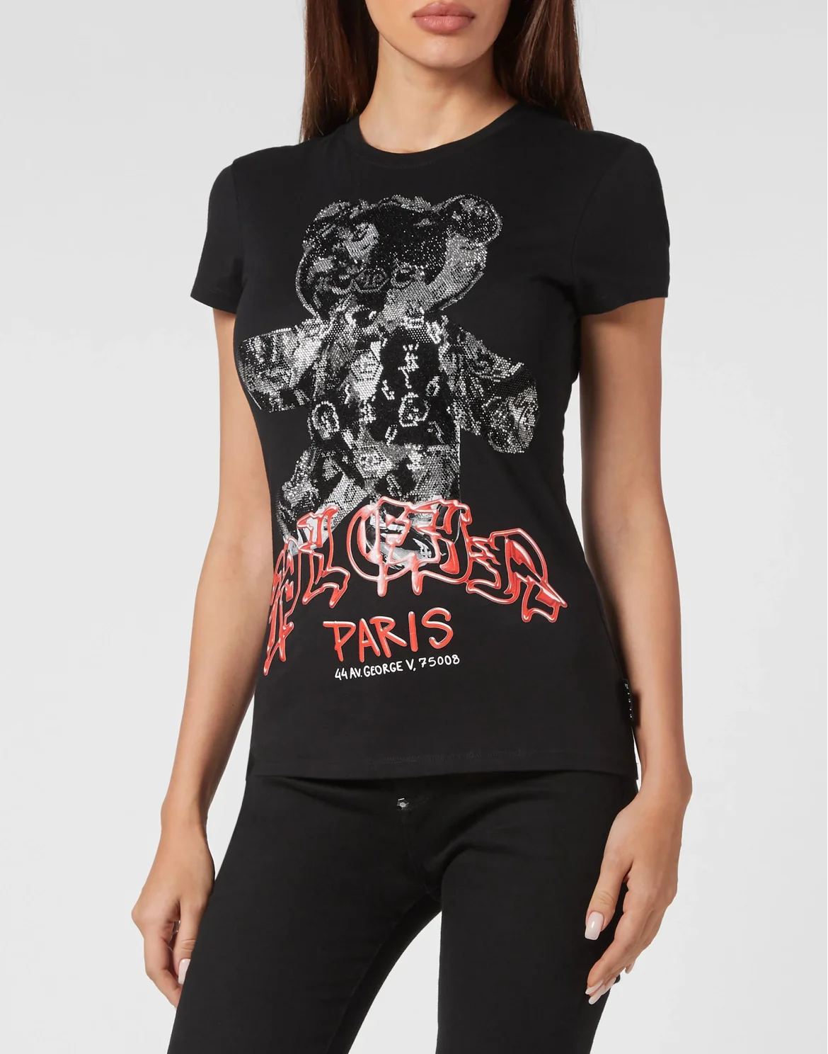 T-shirt Sexy Pure Teddy Glass, цвет: Черный