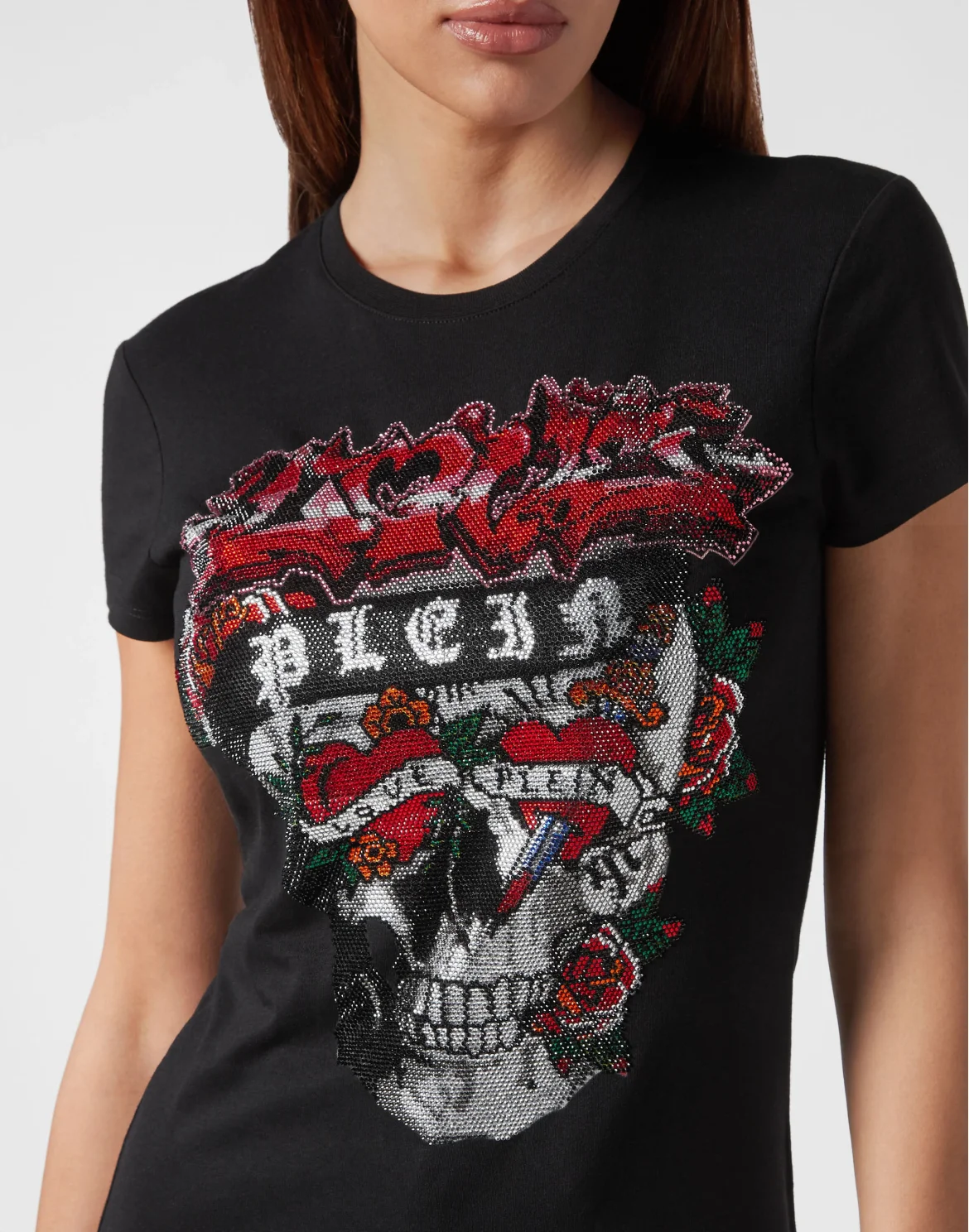 T-shirt Sexy Pure Love Tattoo, цвет: Черный