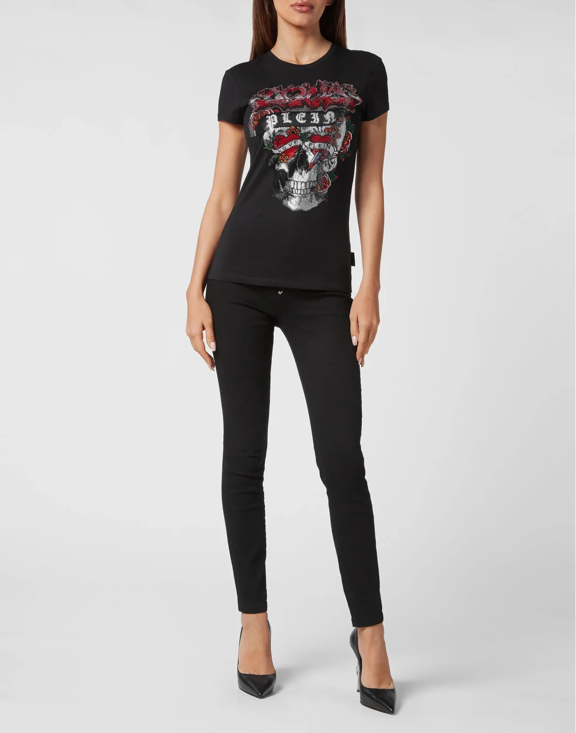 T-shirt Sexy Pure Love Tattoo, цвет: Черный