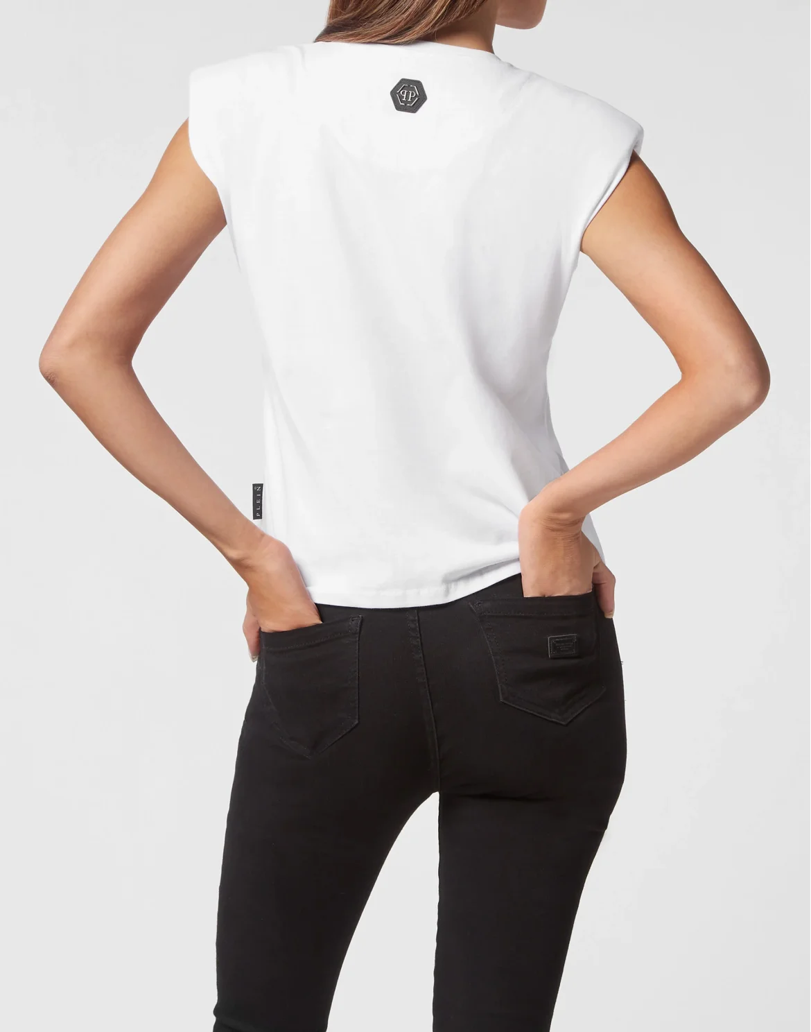 Shoulder Pads Tank Top Love, цвет: Белый