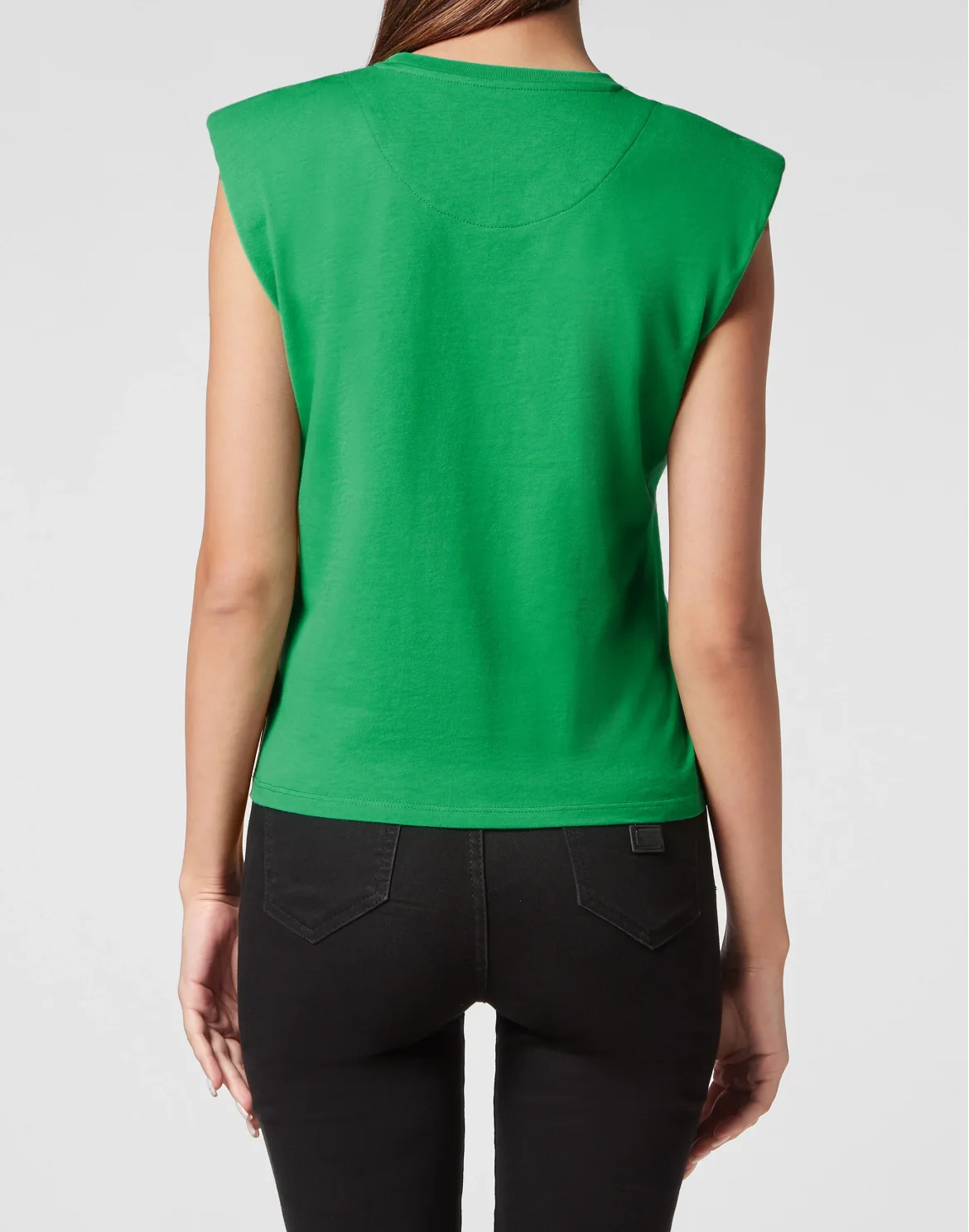 Shoulder Pads Tank Top Basic, цвет: Зеленый