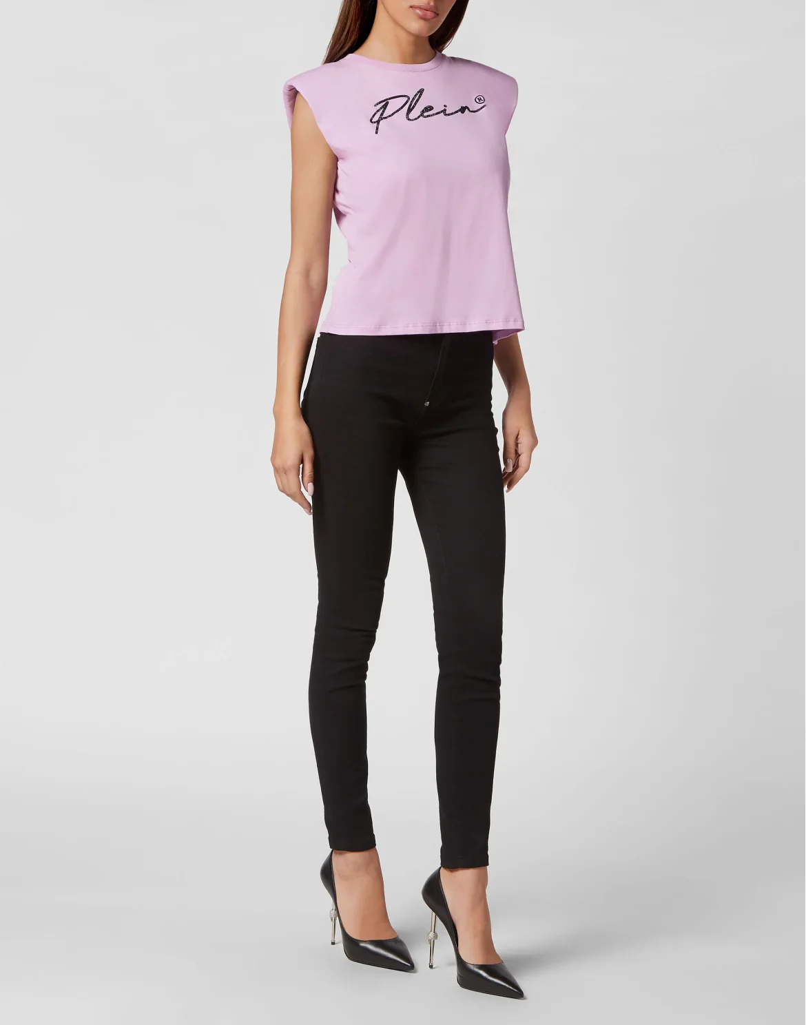 Shoulder Pads Tank Top Signature, цвет: Розовый