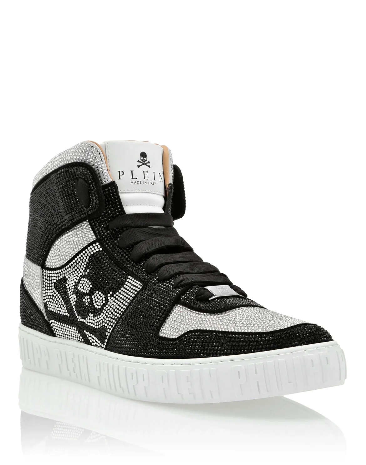 Strass Hi-Top Sneakers, цвет: Черный