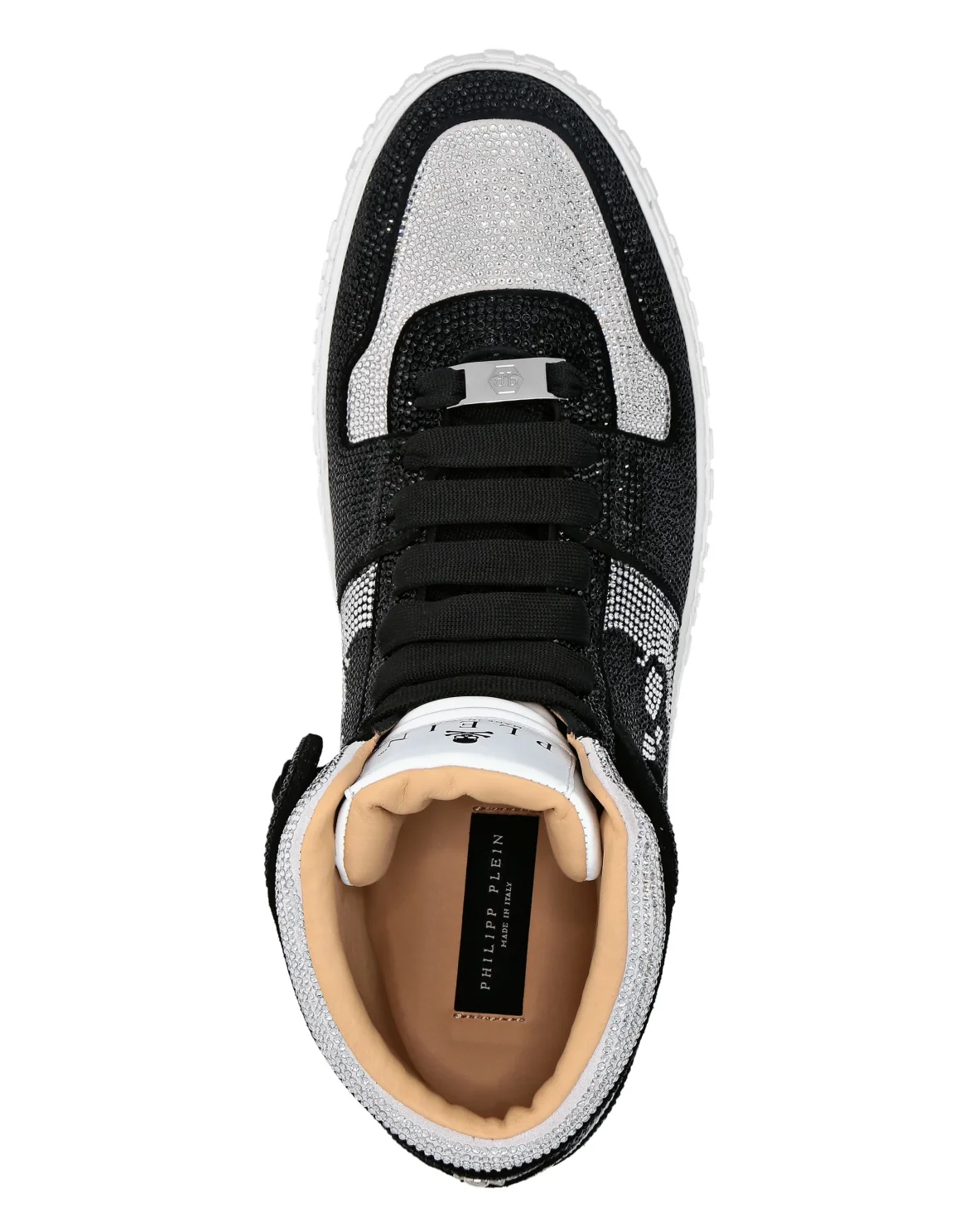 Strass Hi-Top Sneakers, цвет: Черный